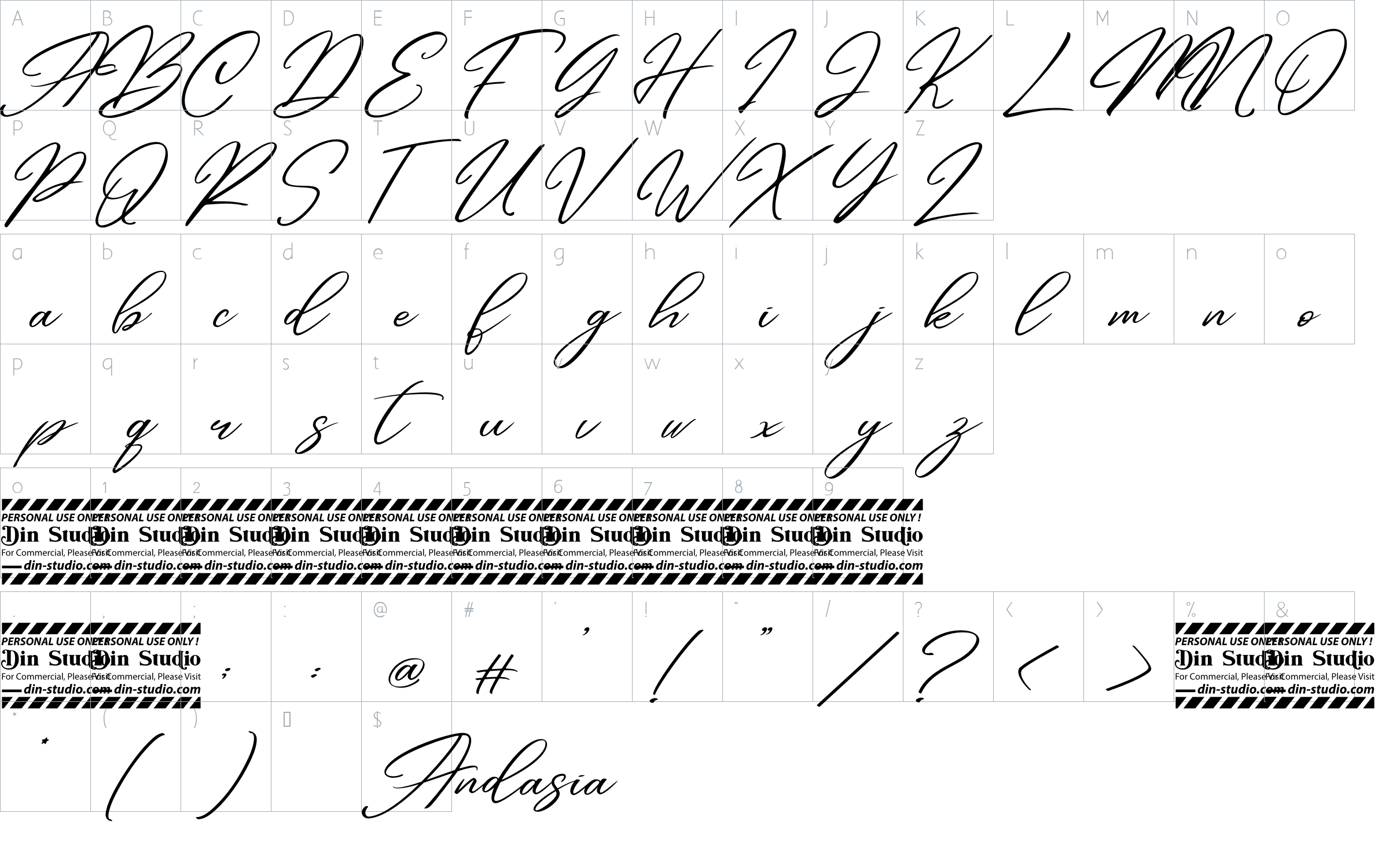 character map