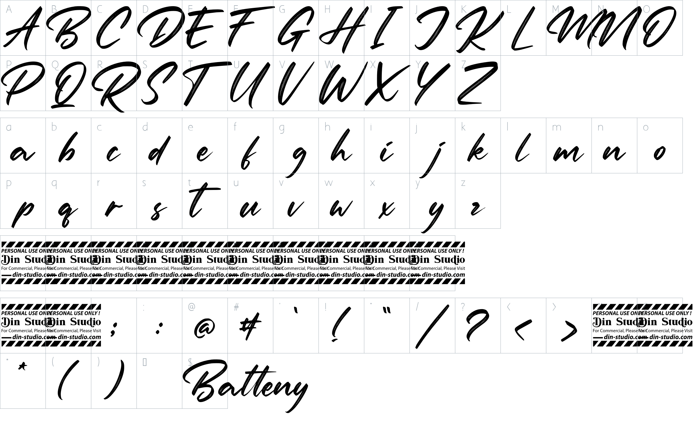 character map