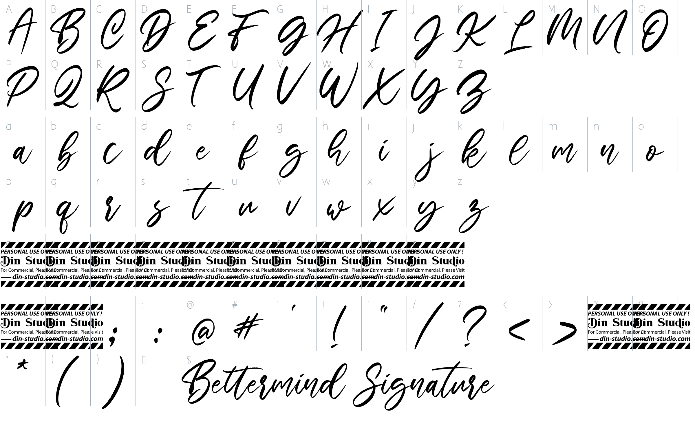 character map