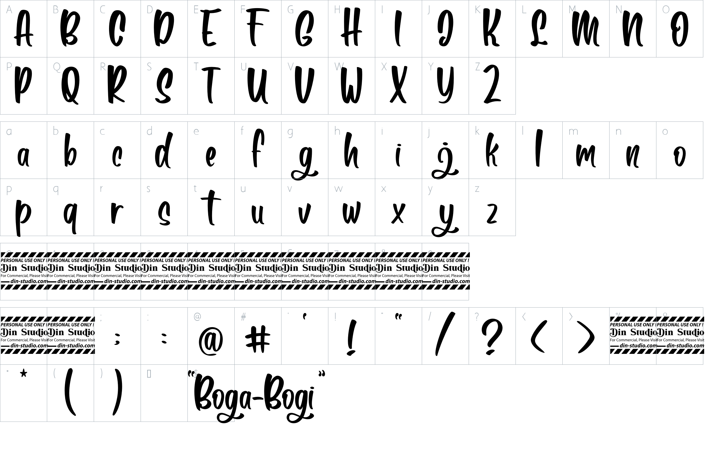 character map