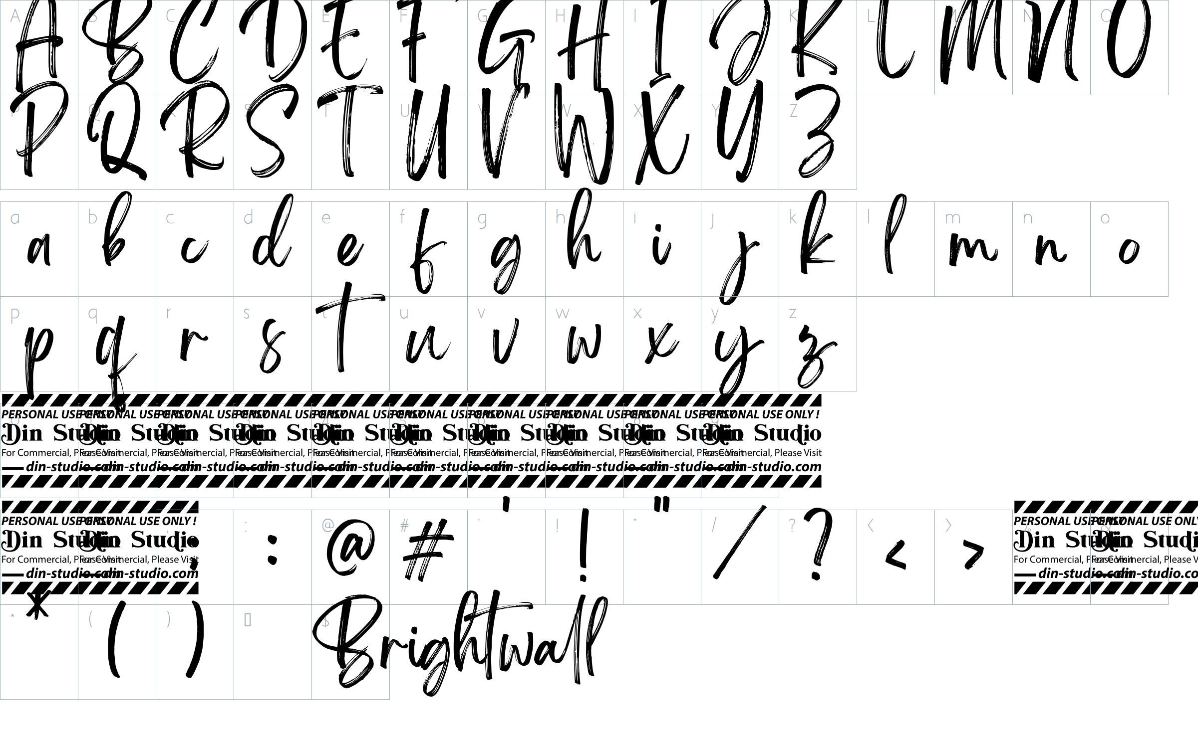 character map