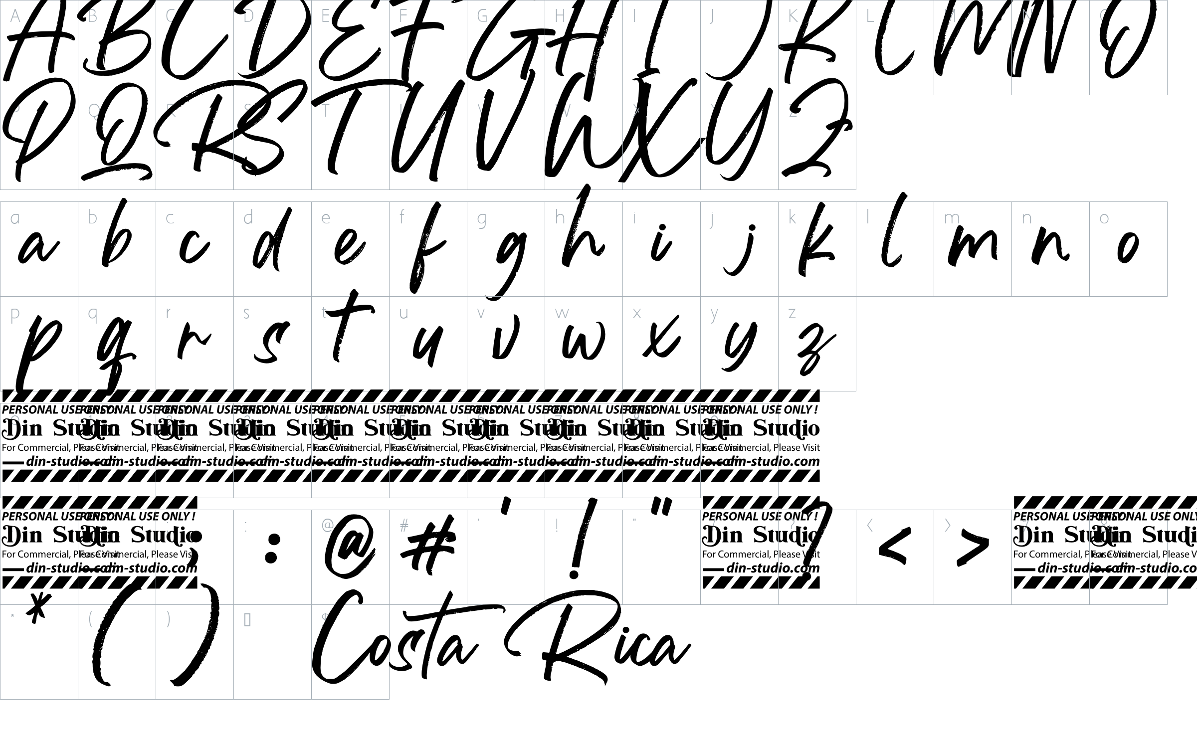 character map