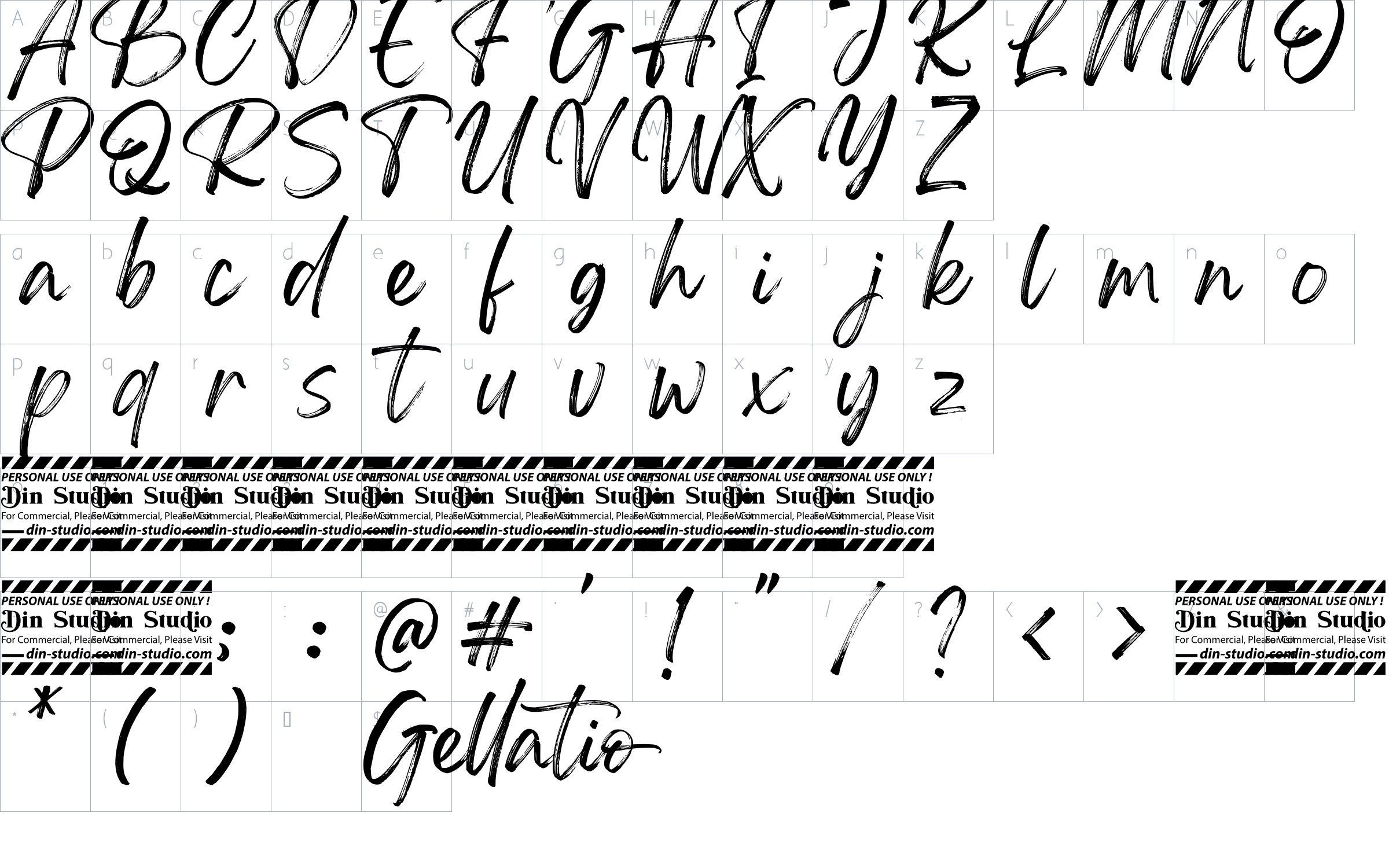 character map