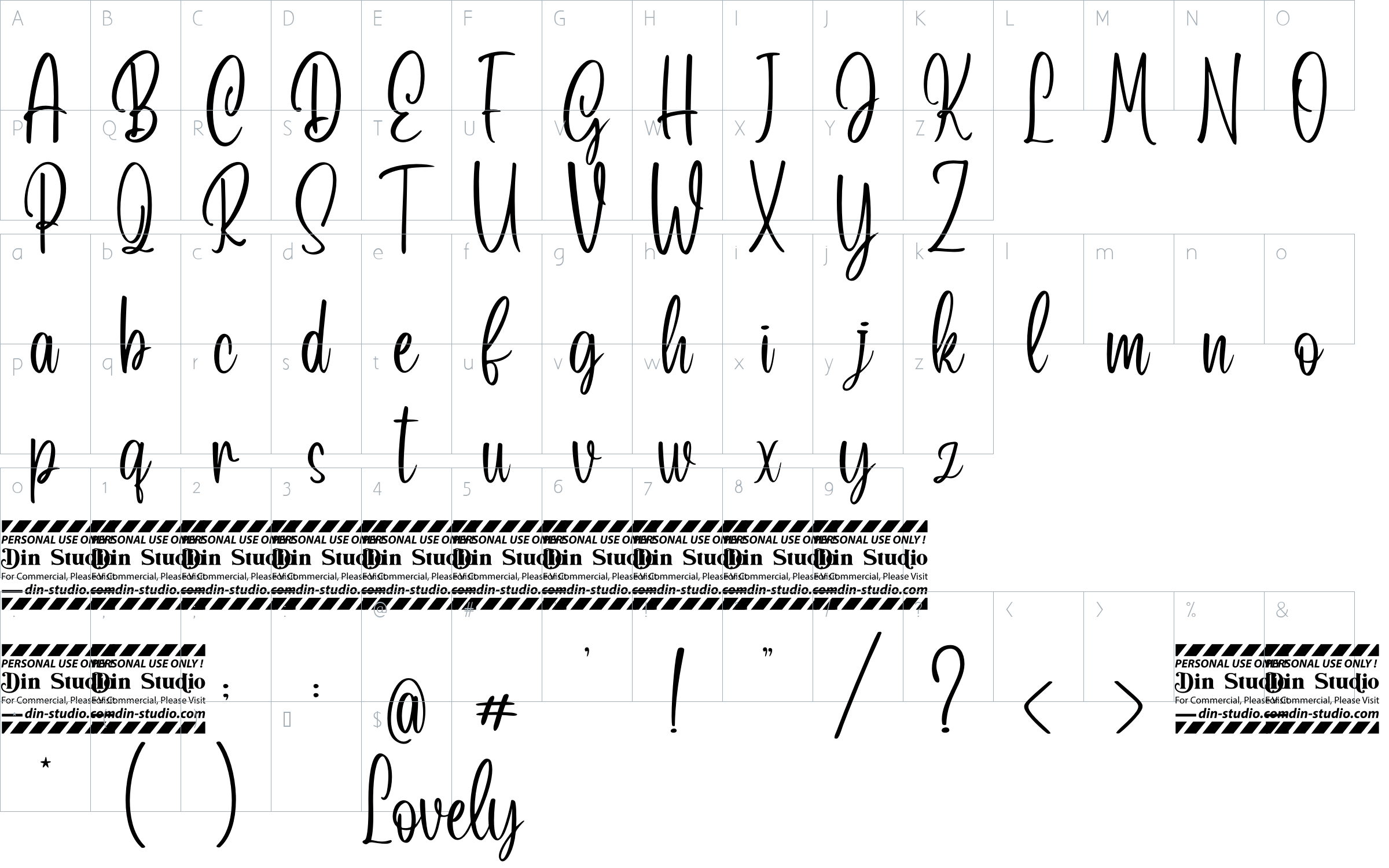 character map