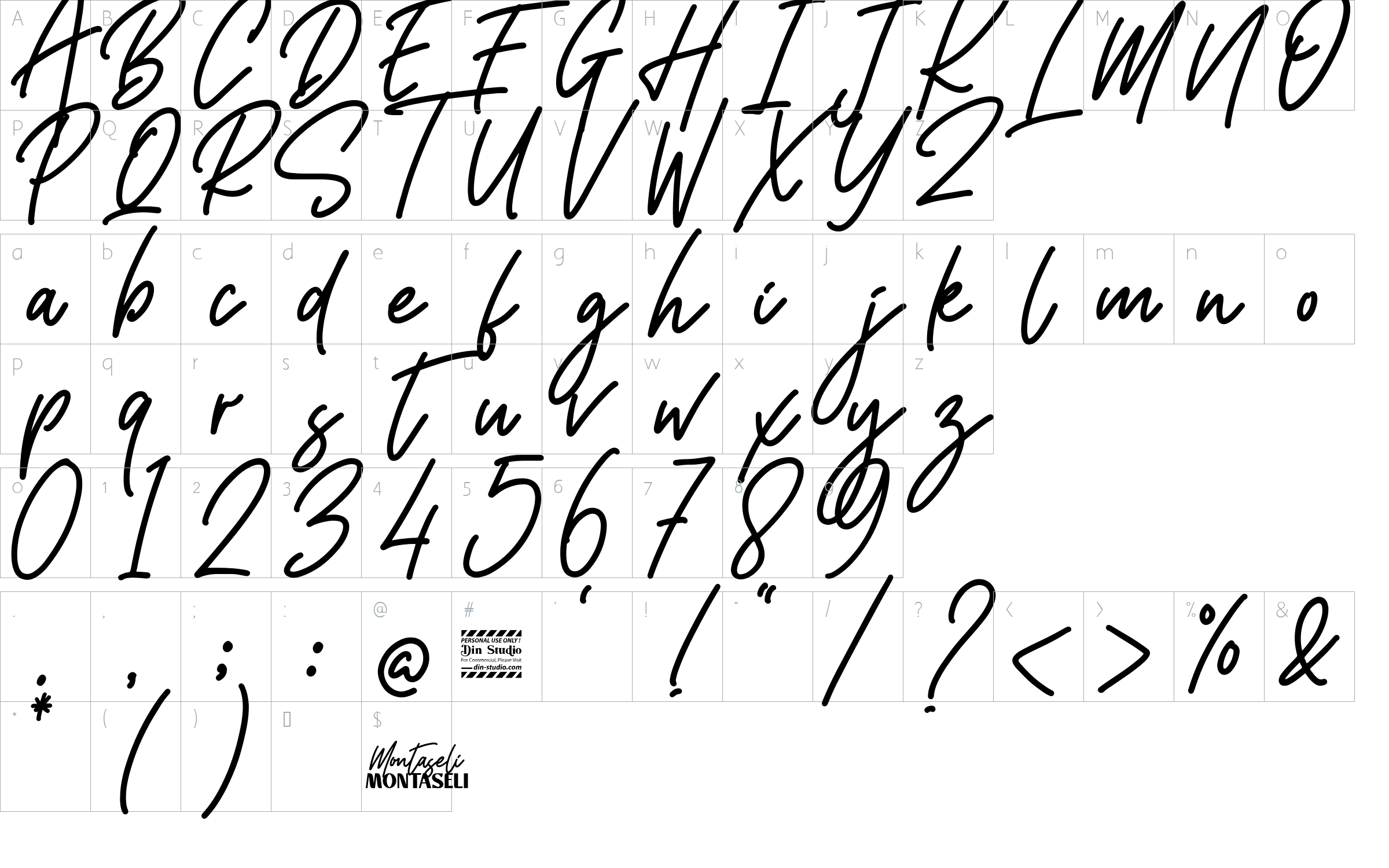 character map