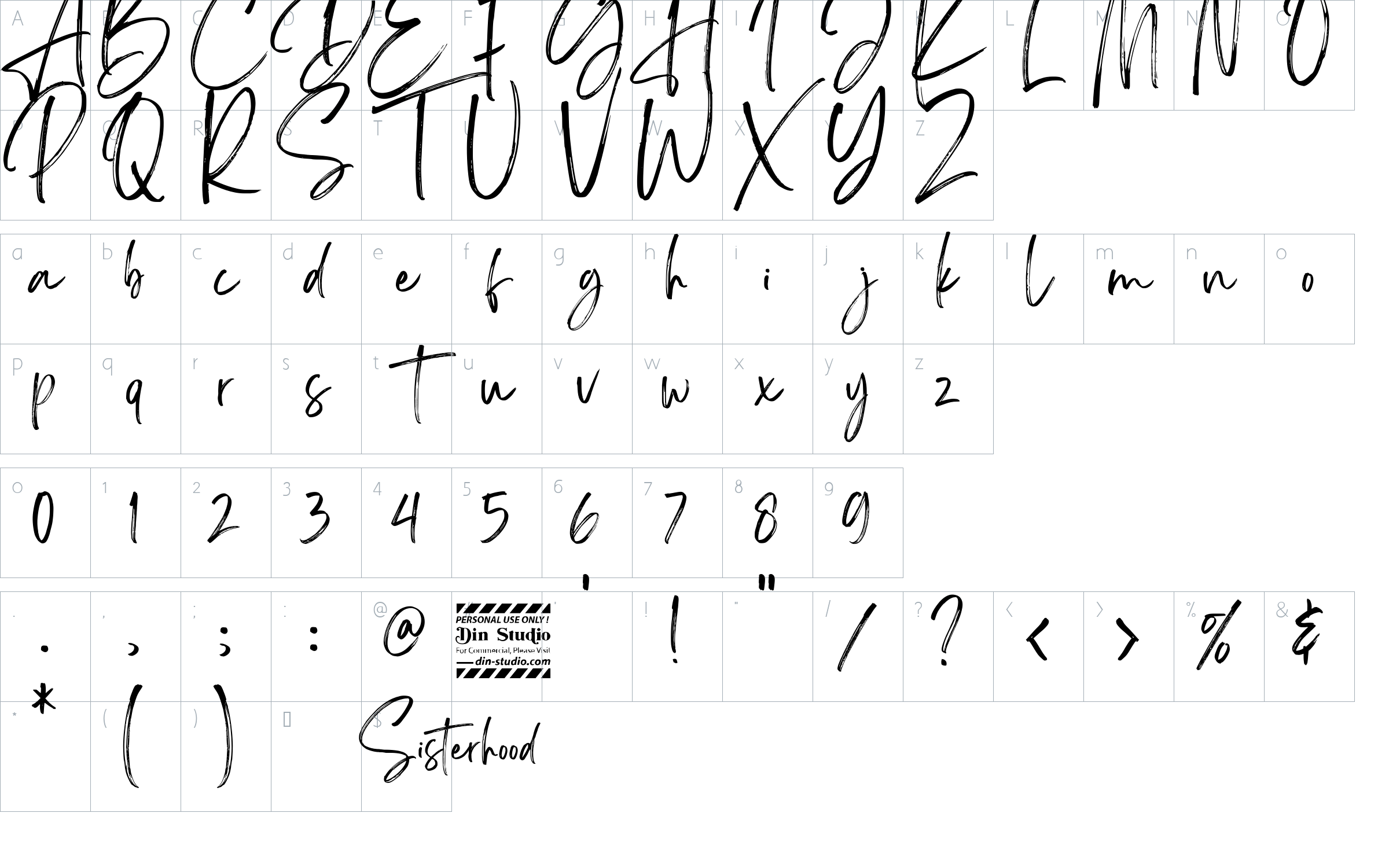 character map