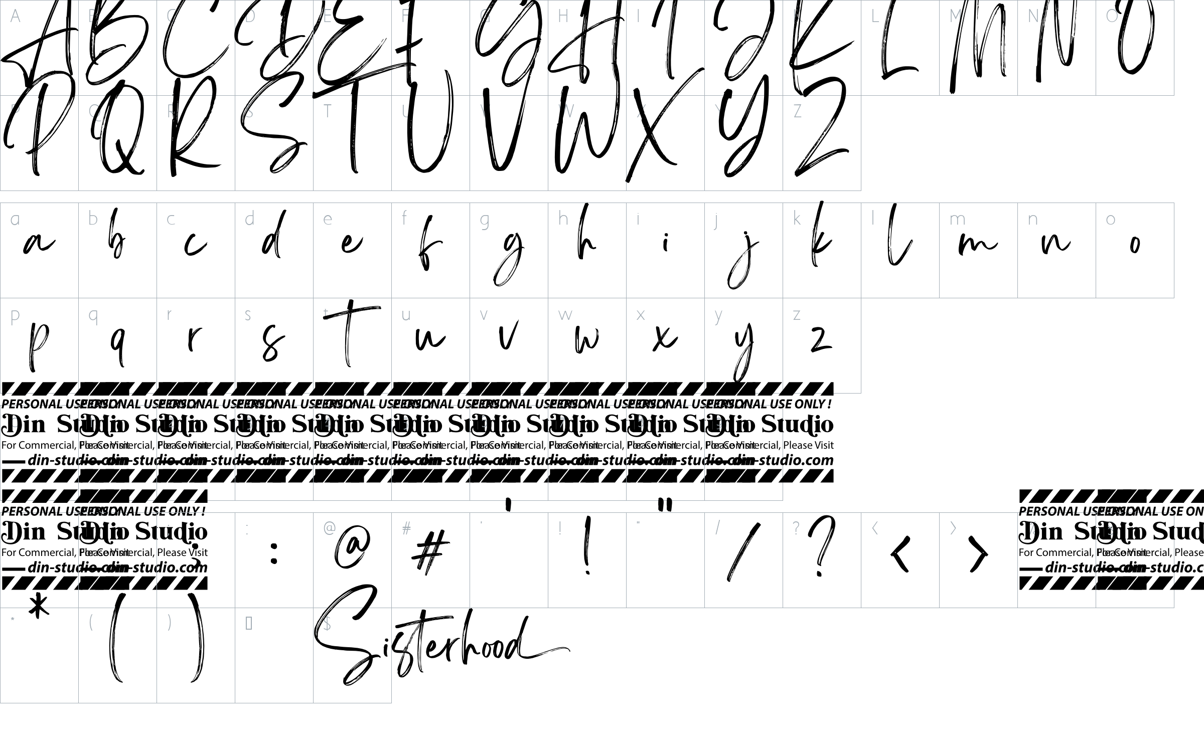 character map