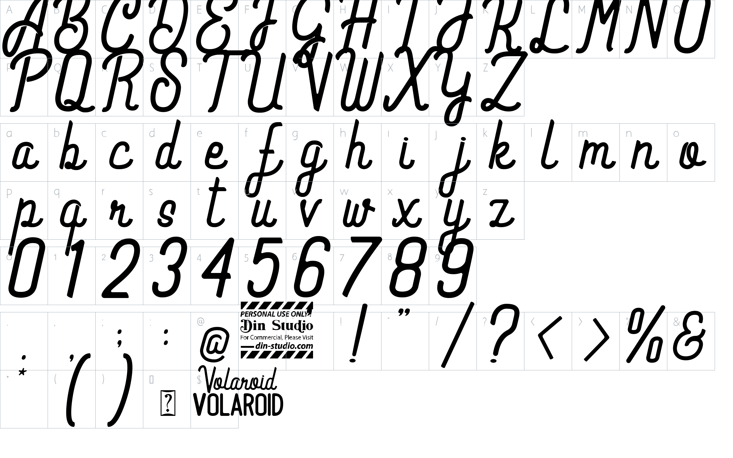 character map