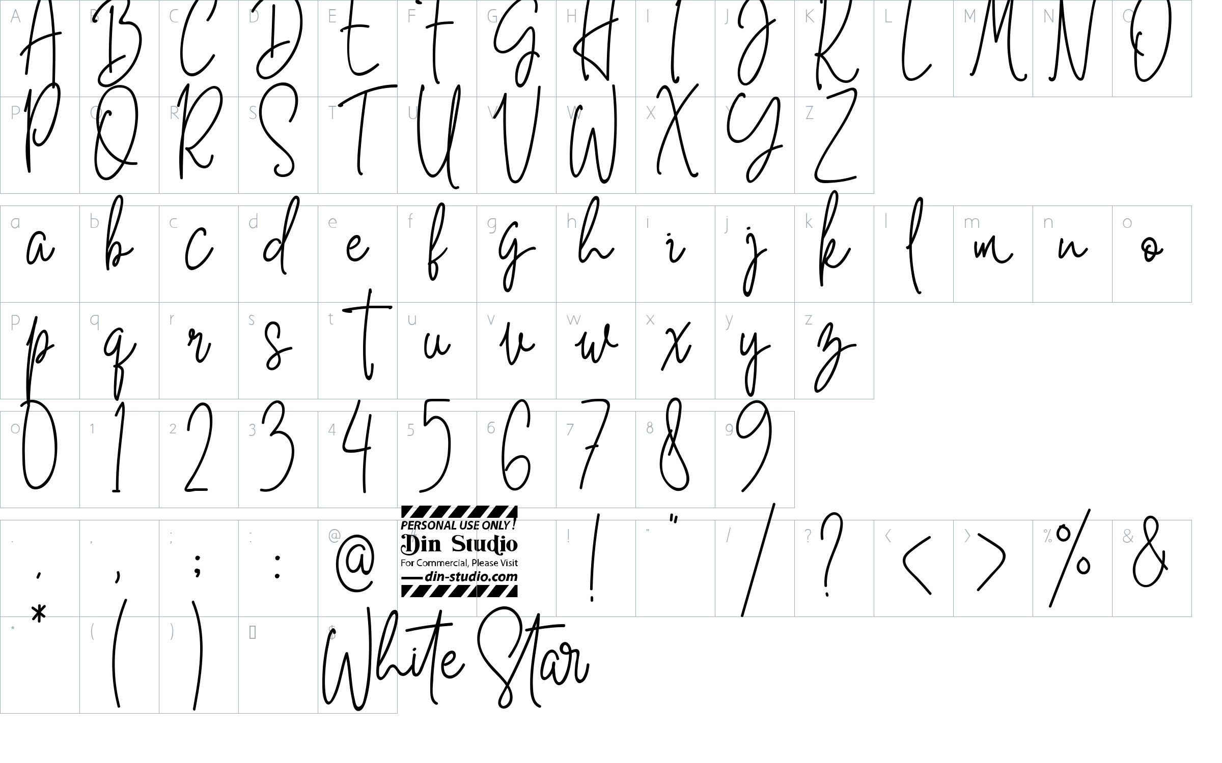 character map