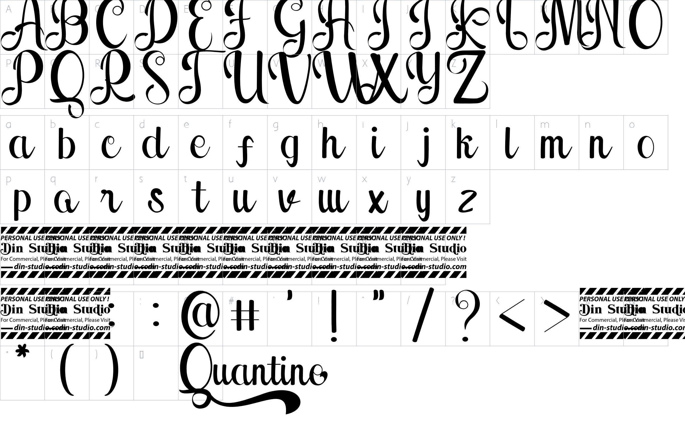 character map