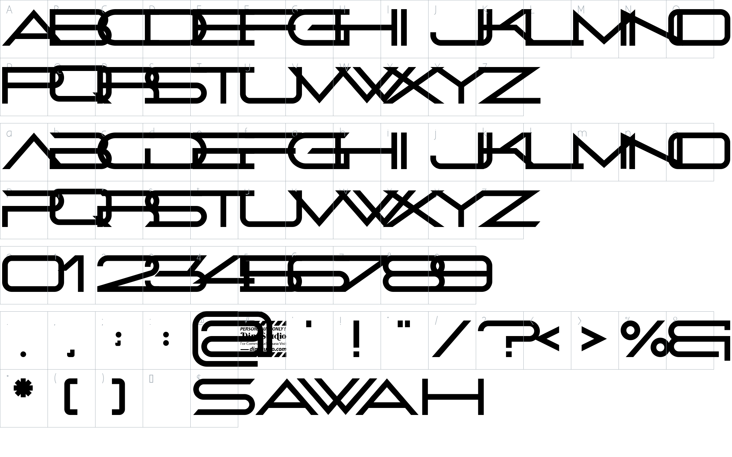 character map