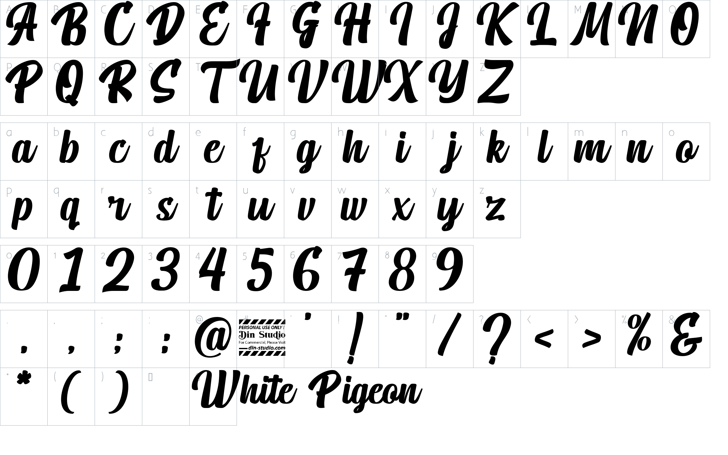 character map