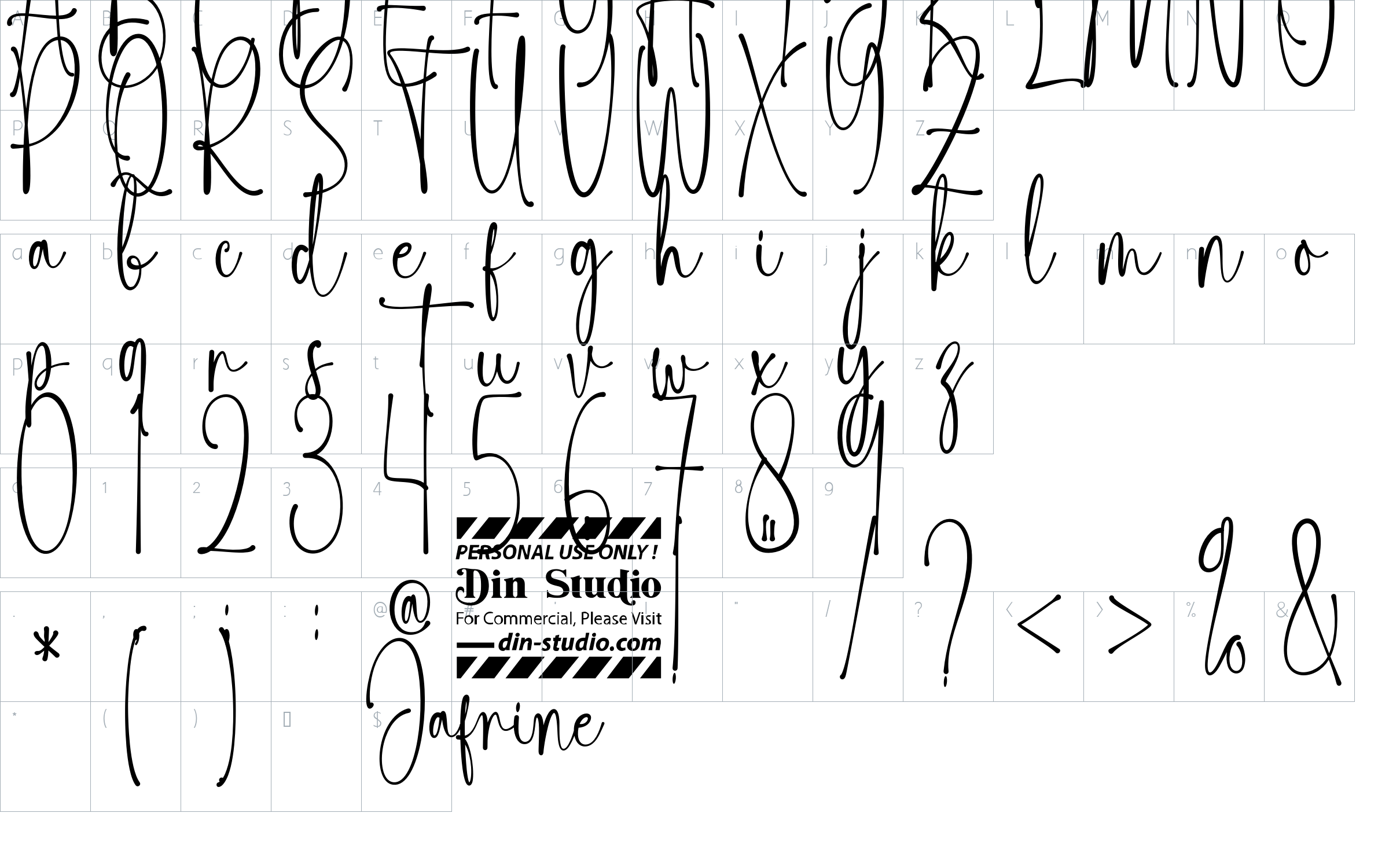 character map