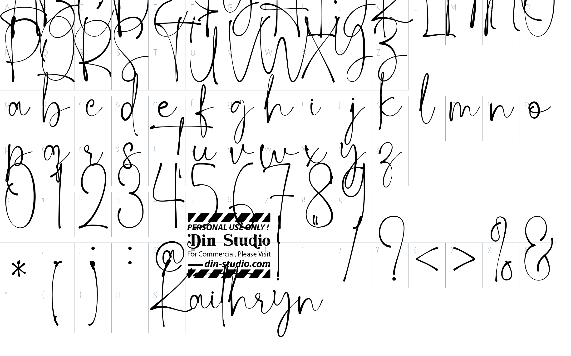 character map