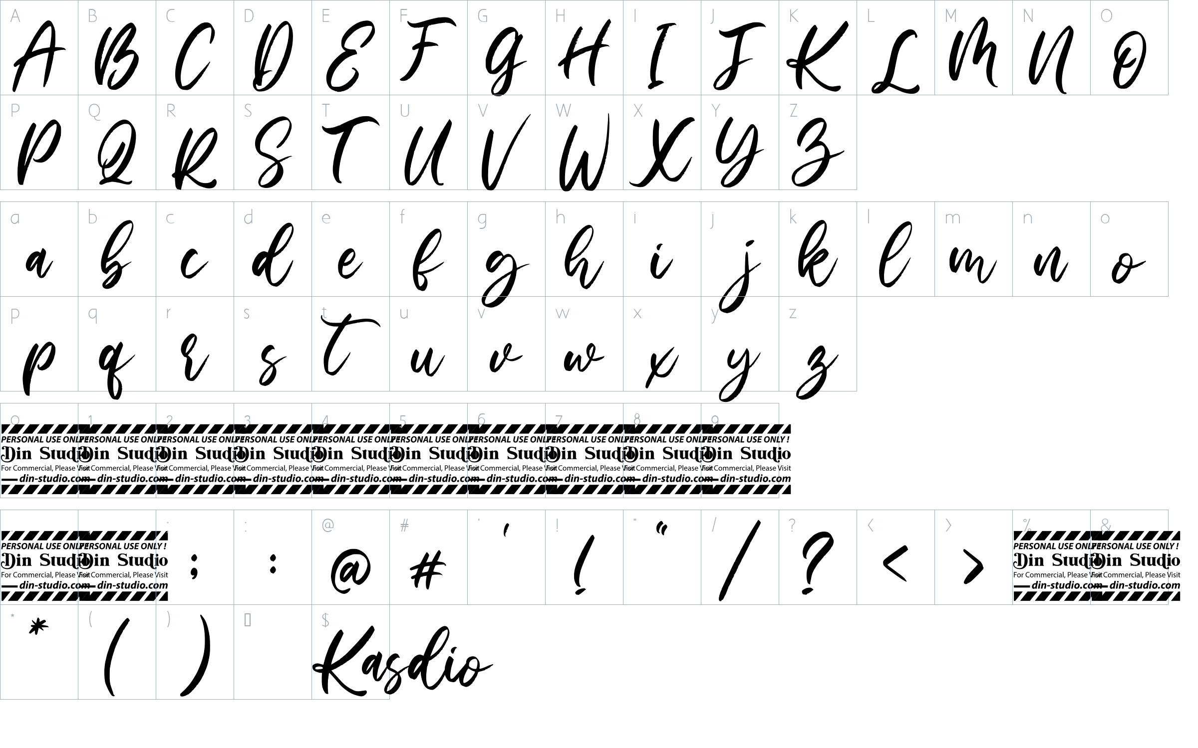 character map