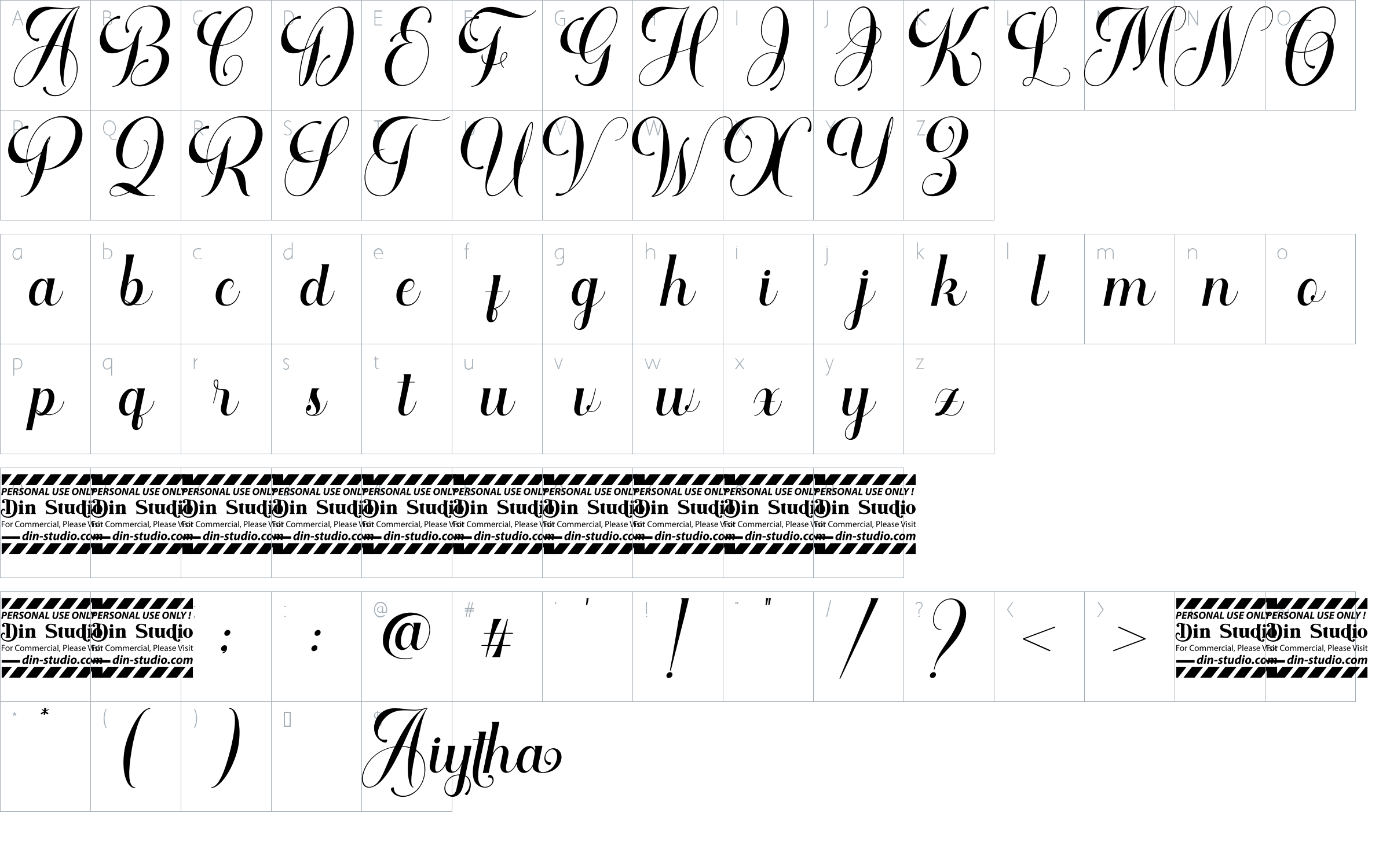 character map