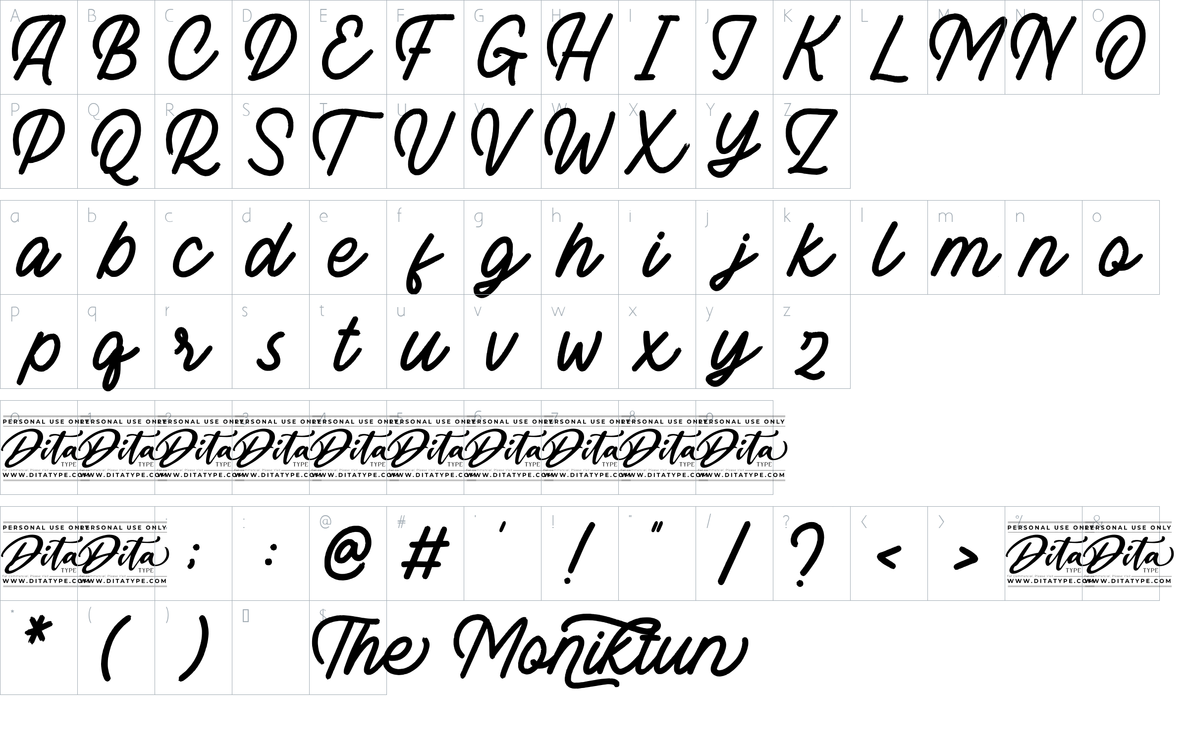 character map