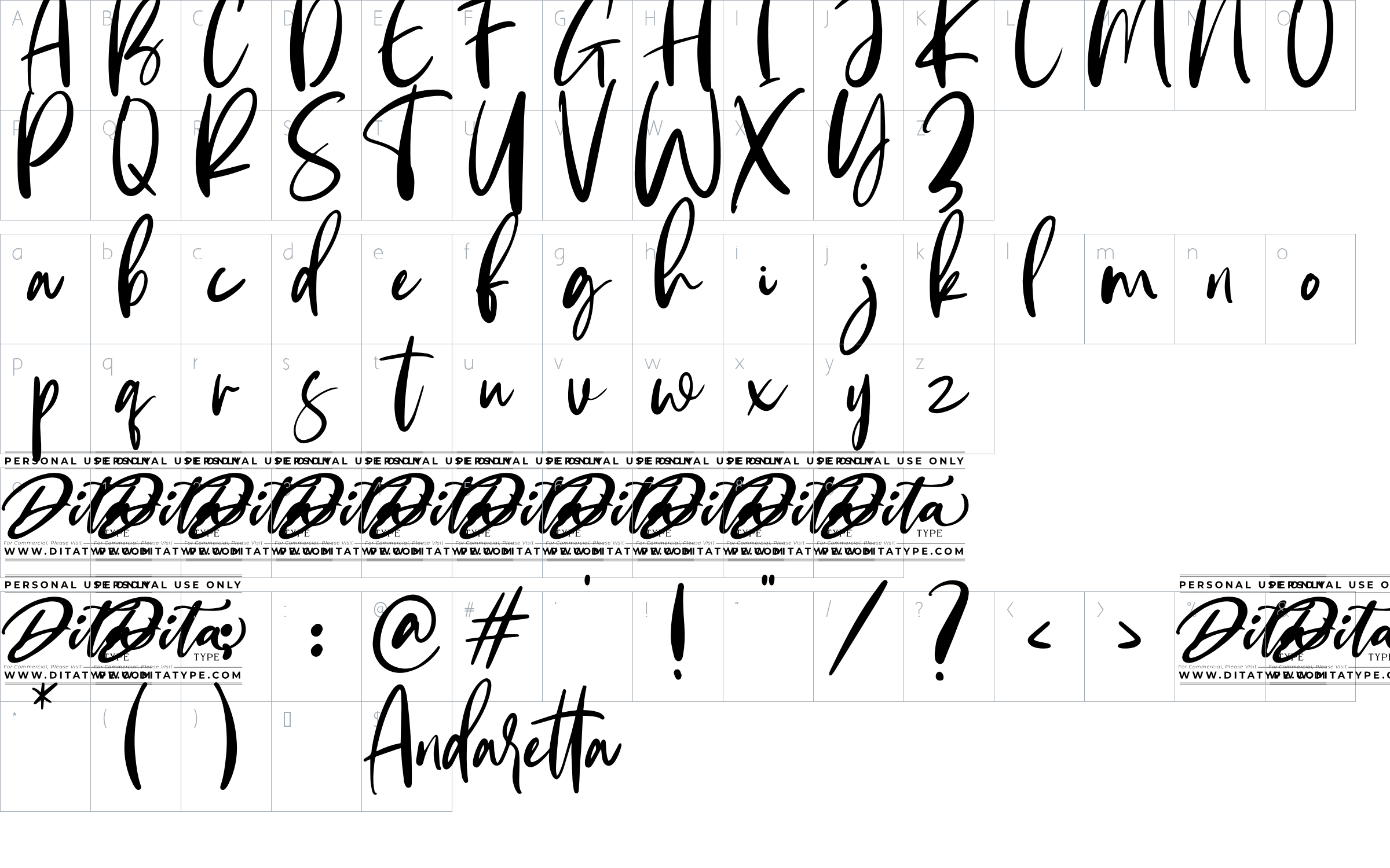 character map