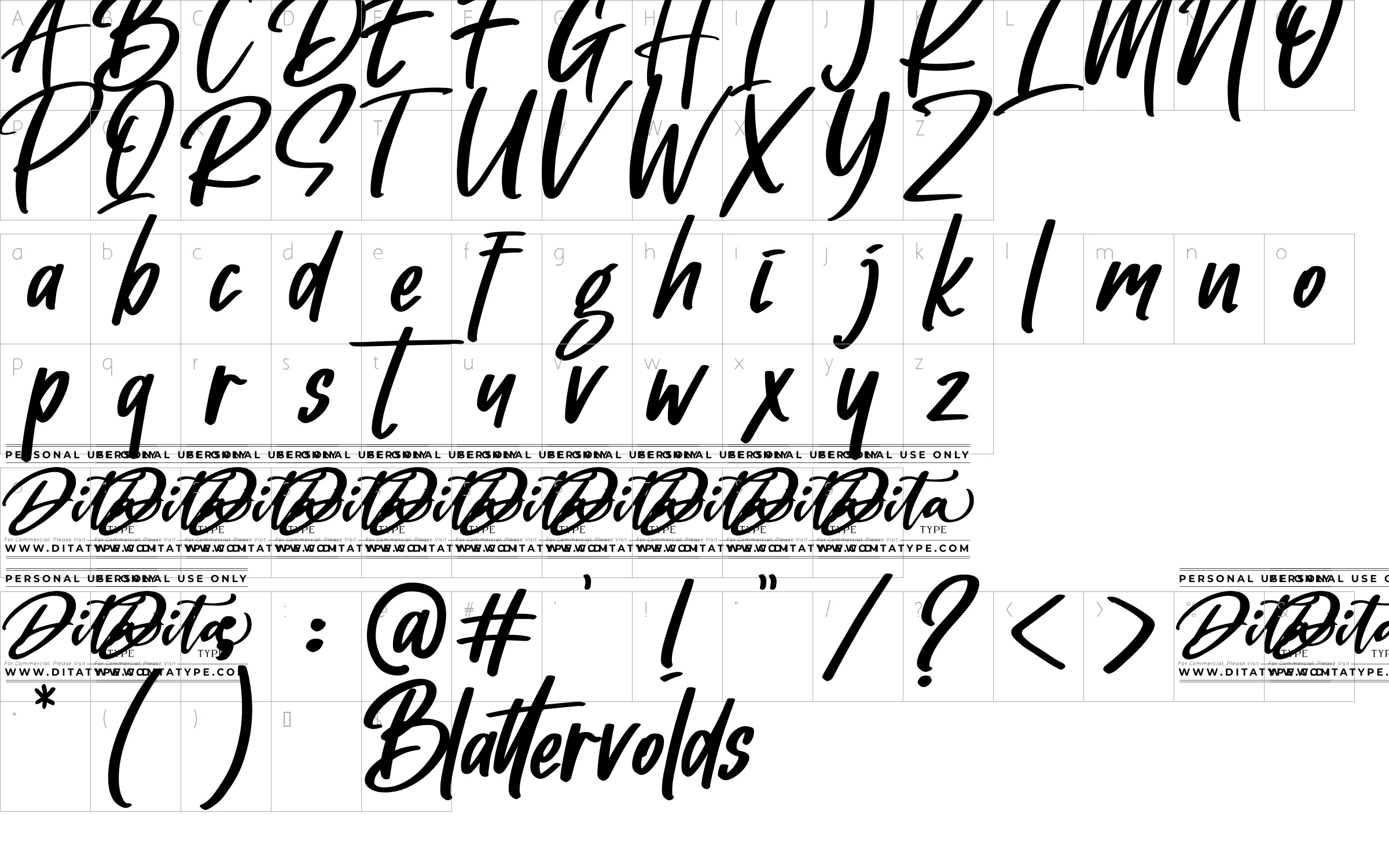 character map