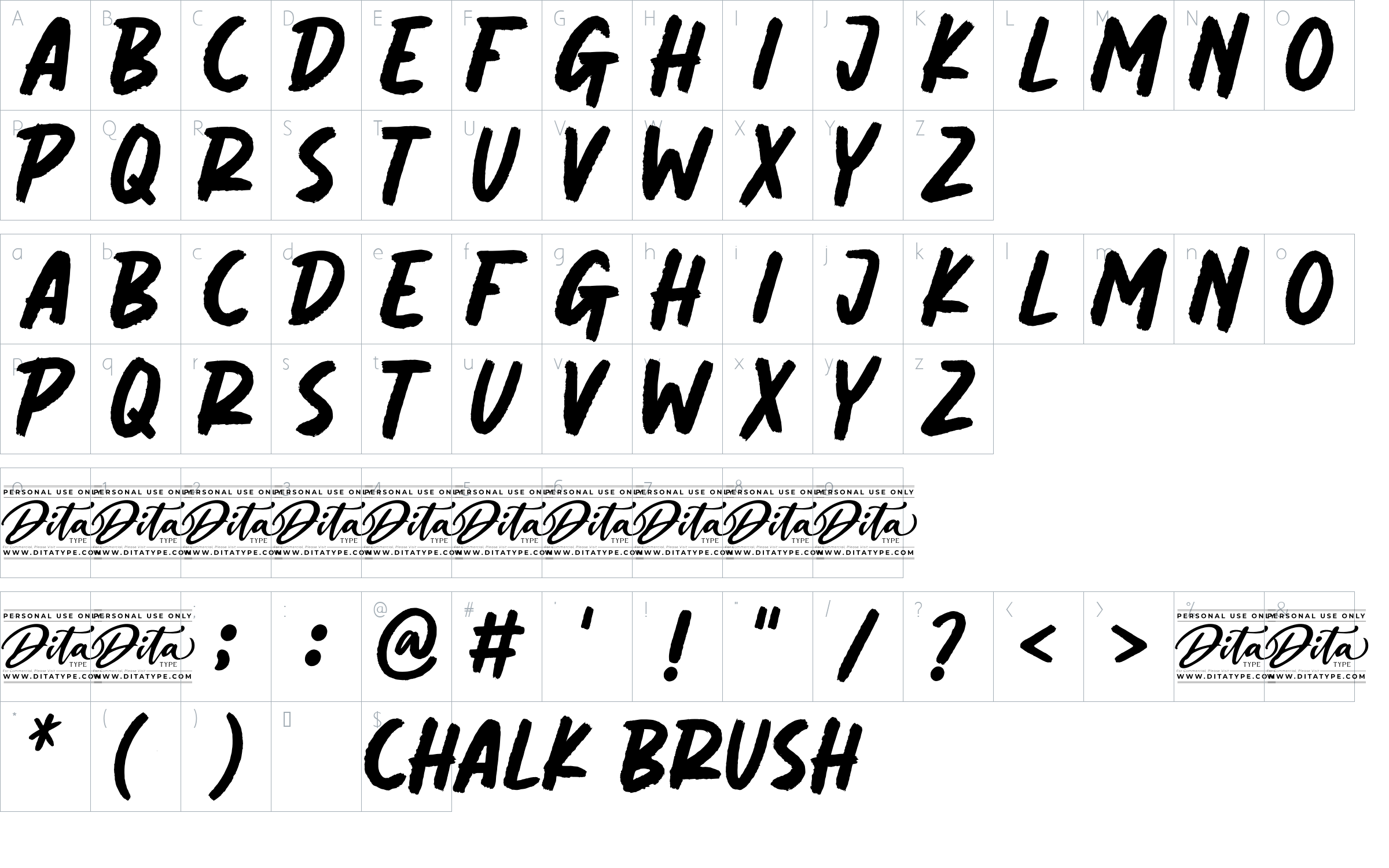 character map