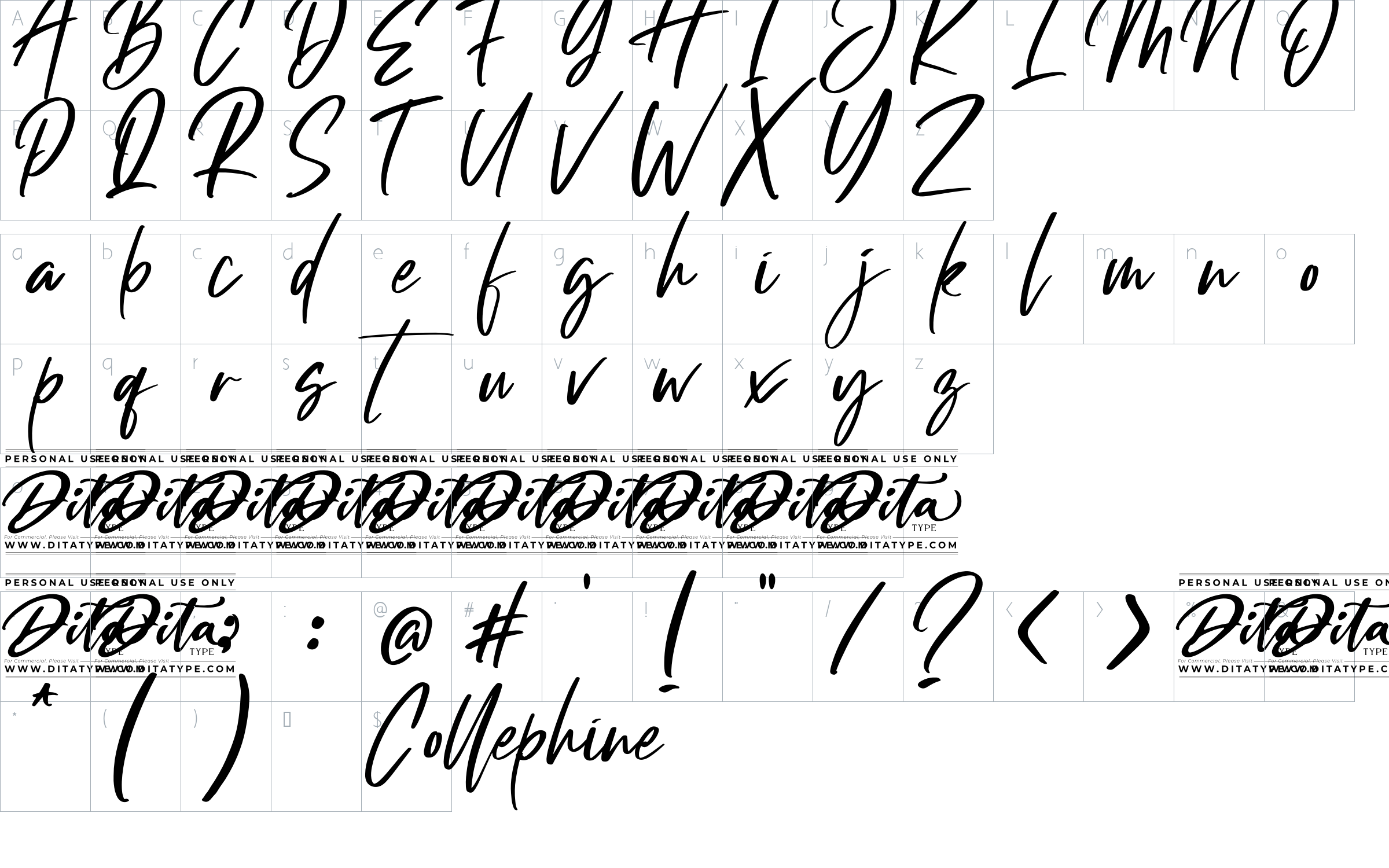 character map