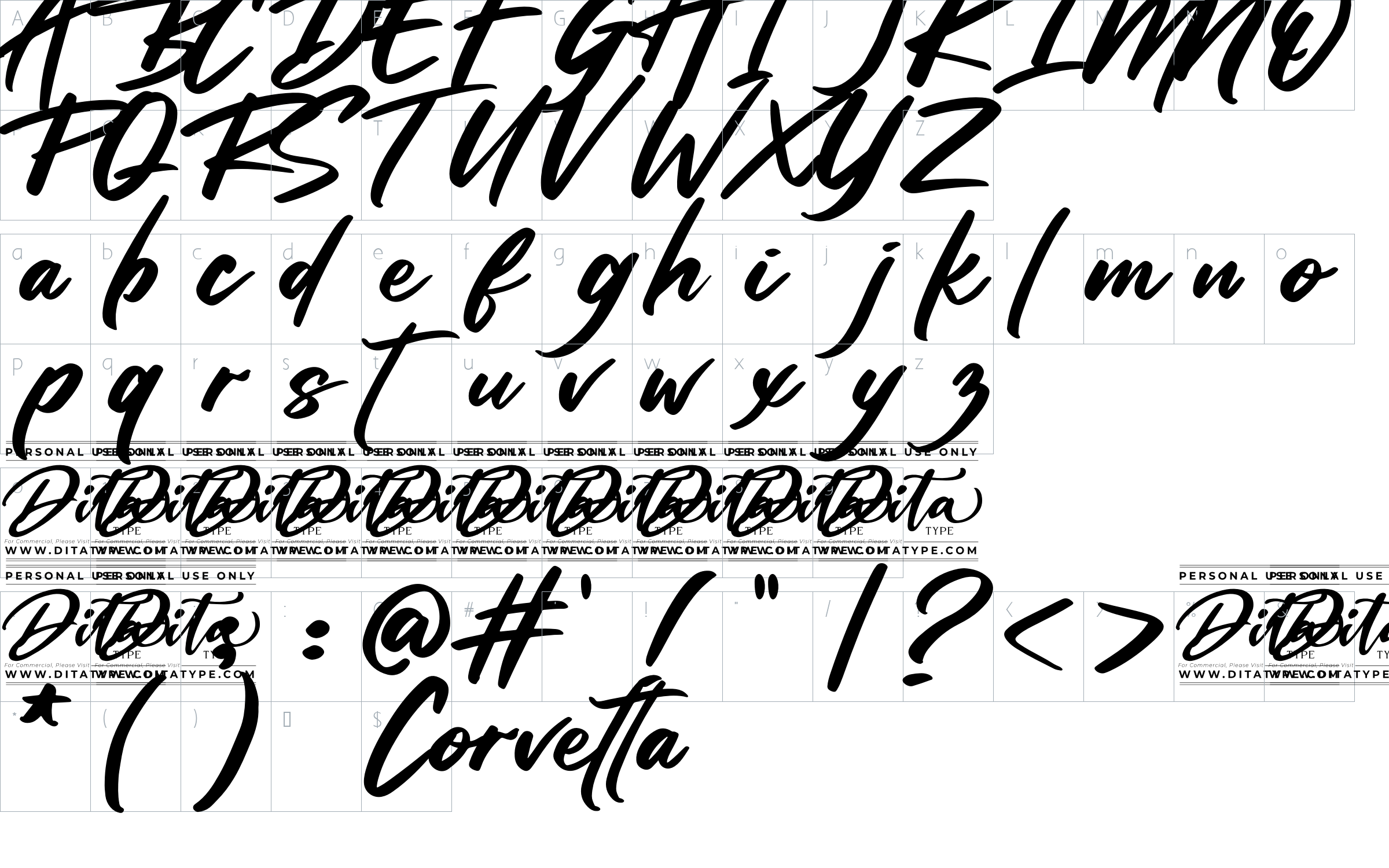 character map