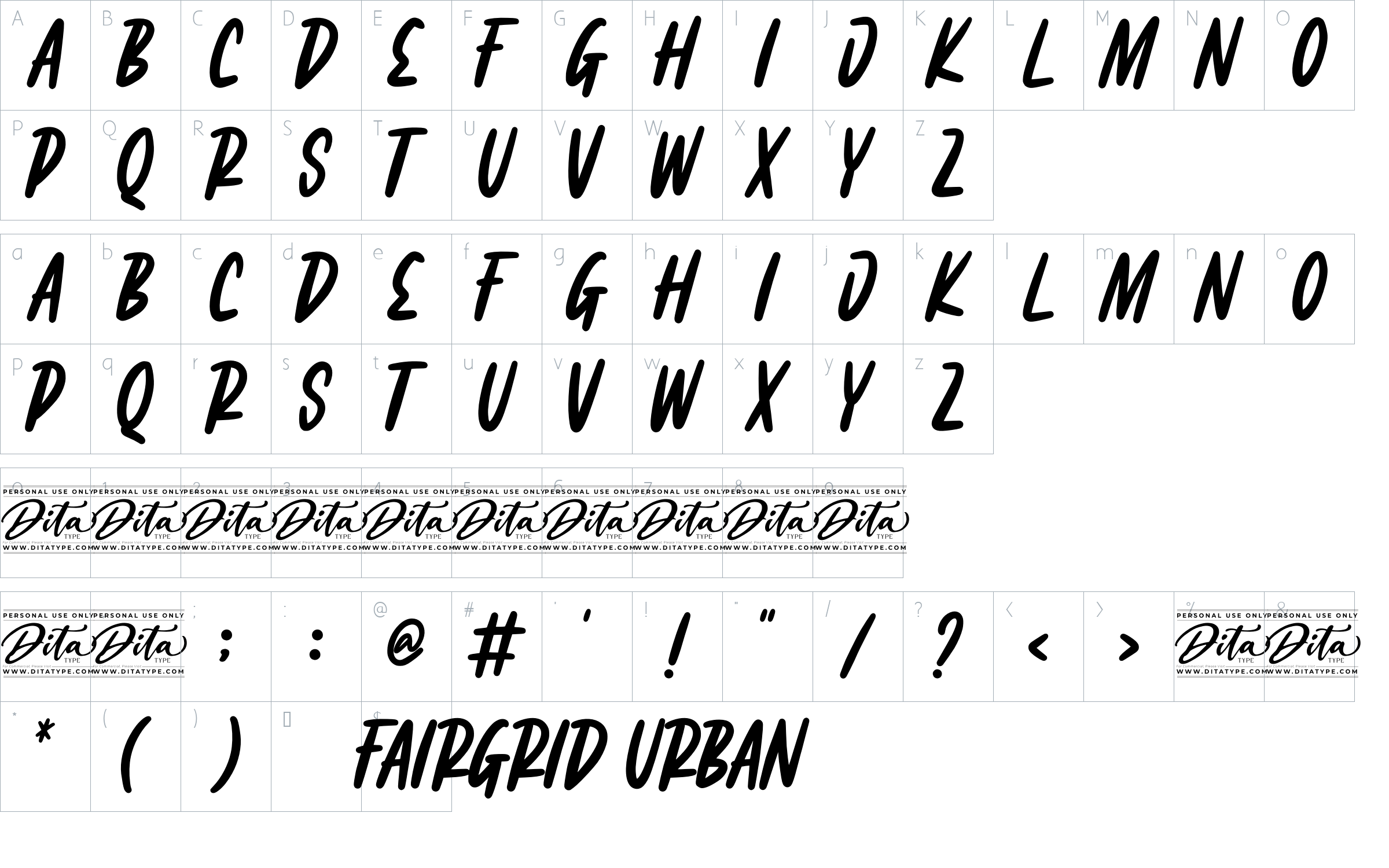 character map