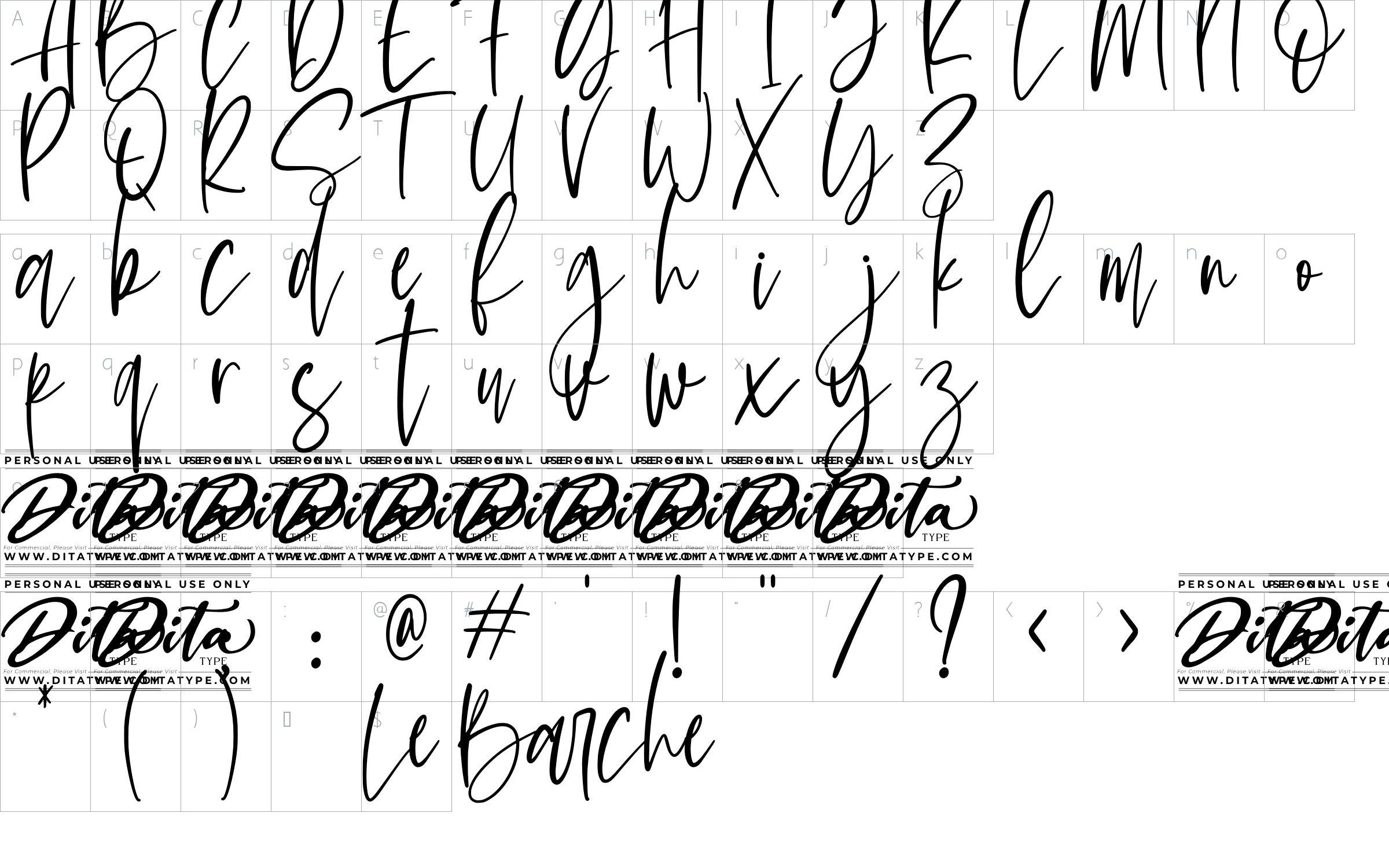 character map