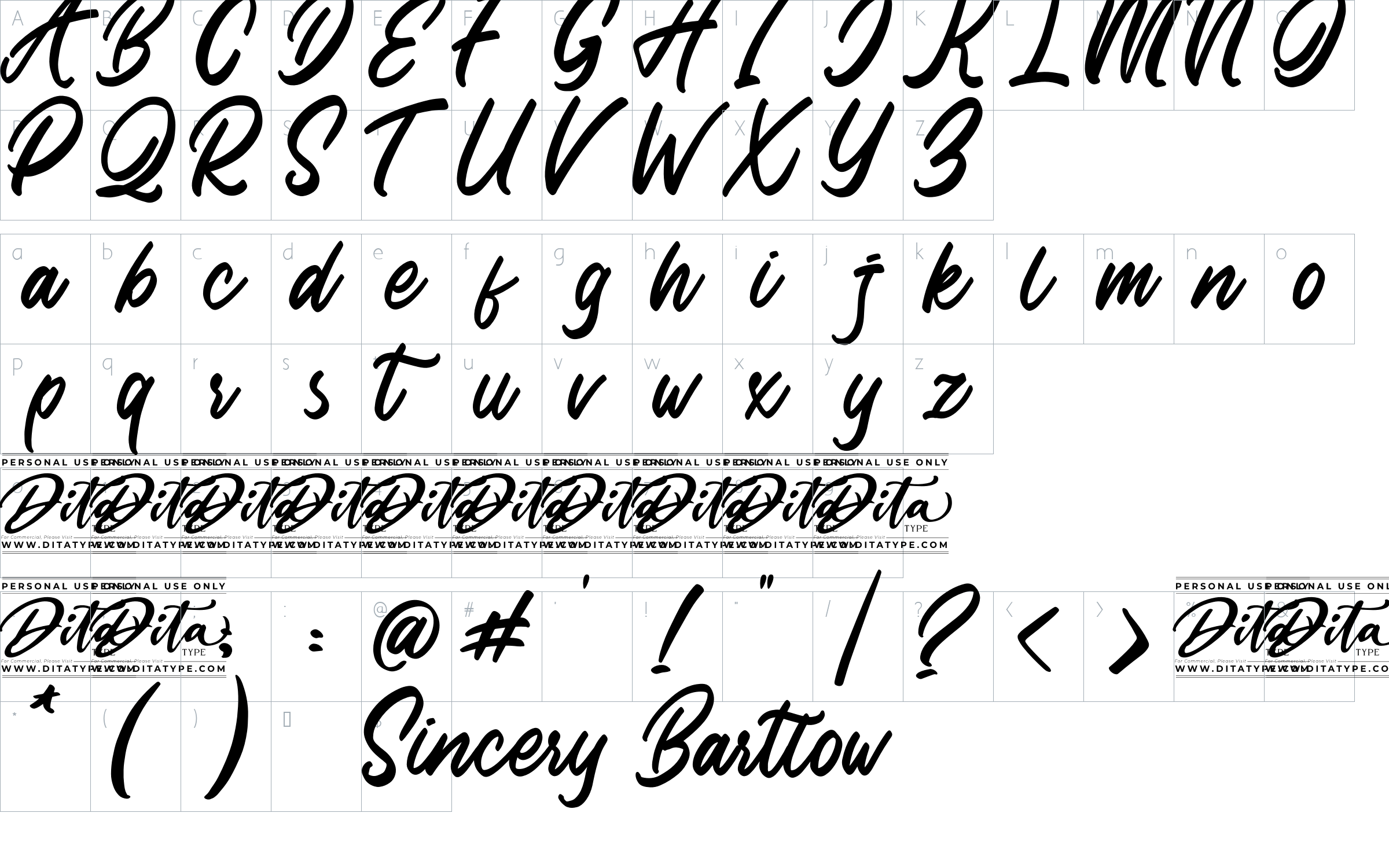 character map