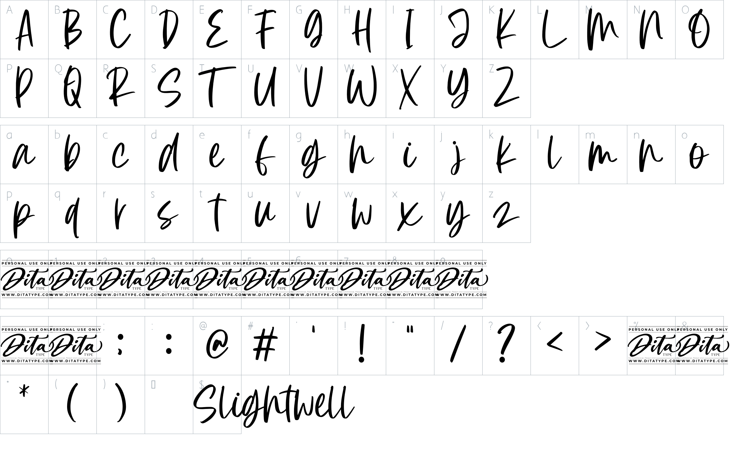 character map