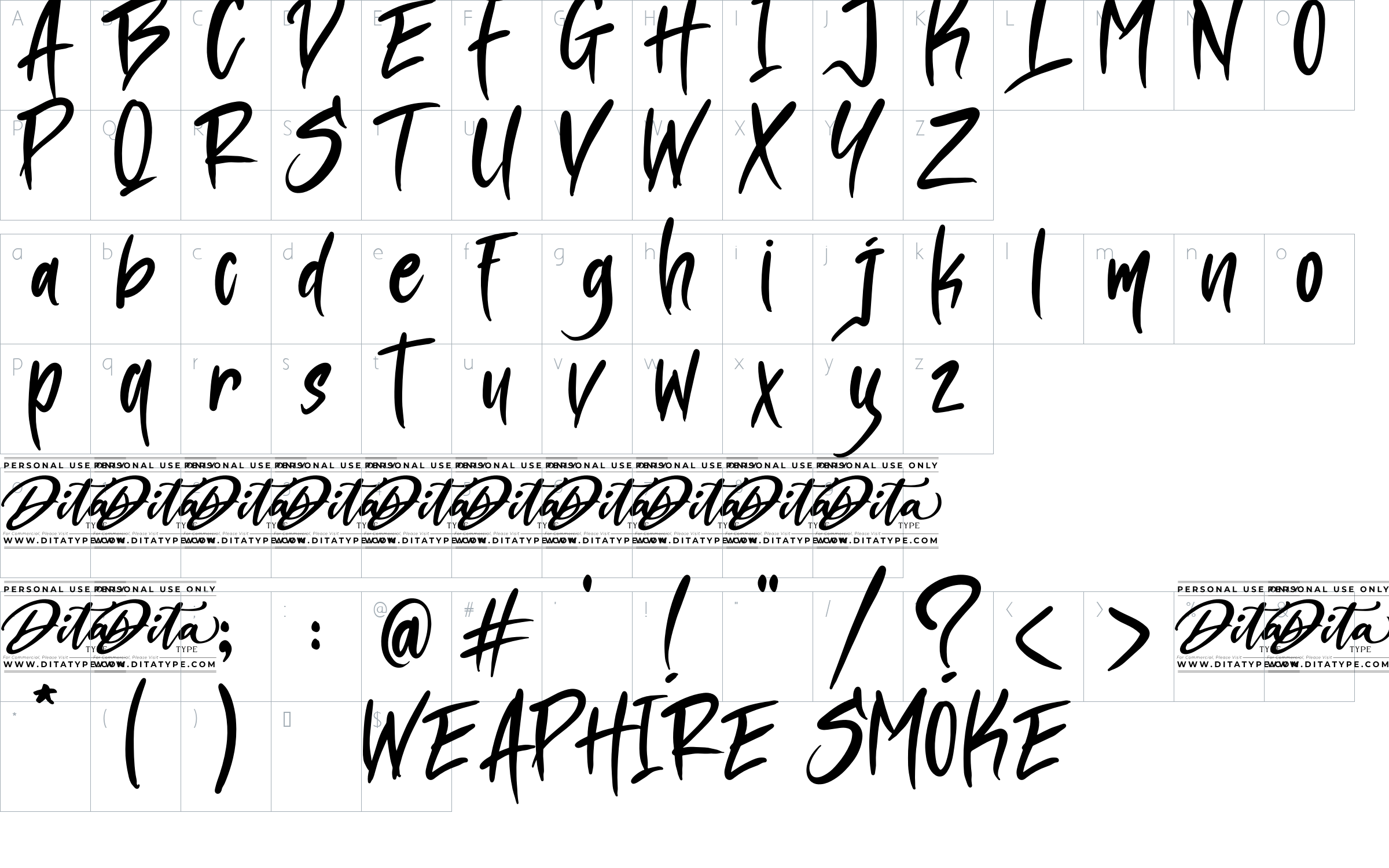 character map