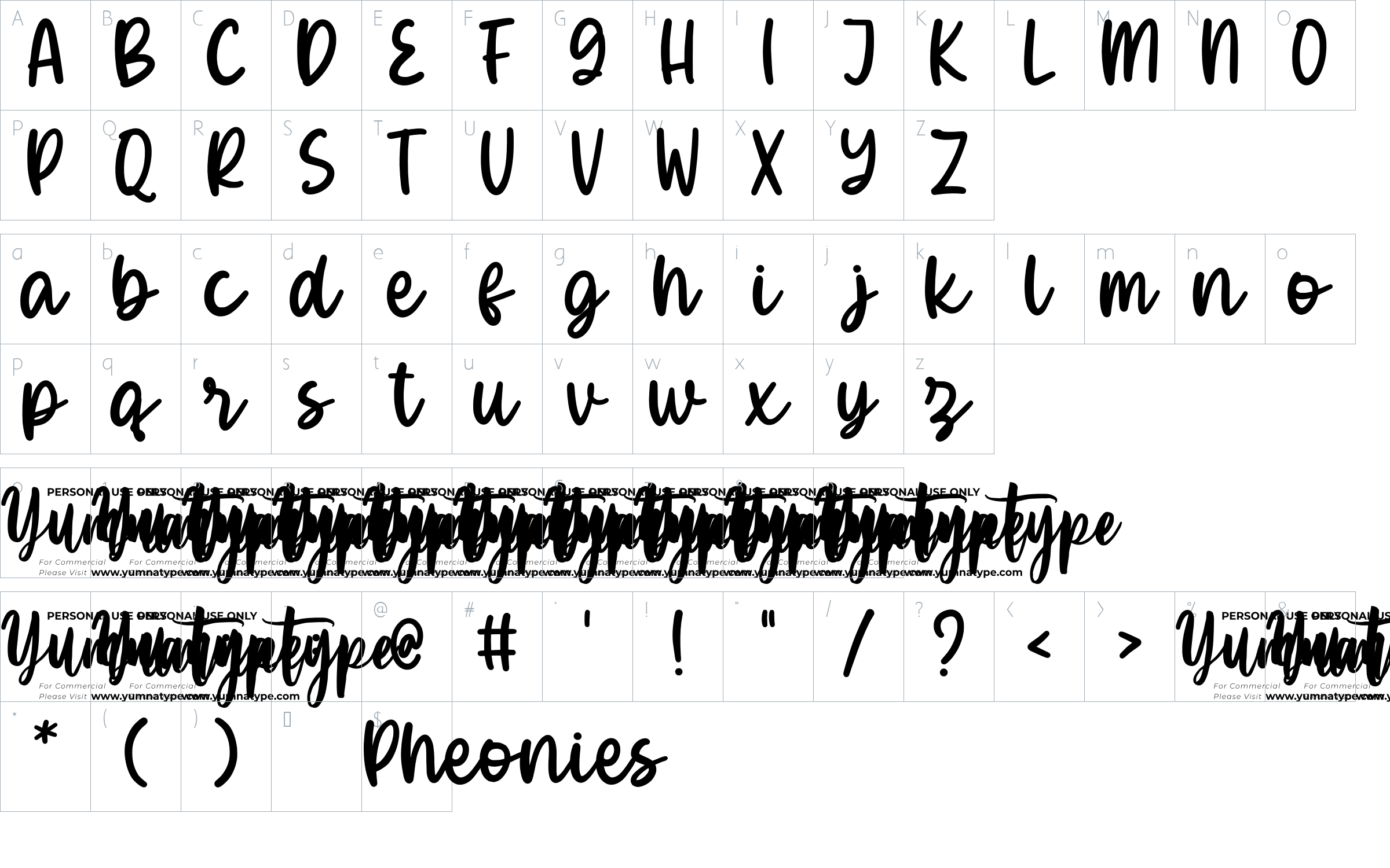 character map