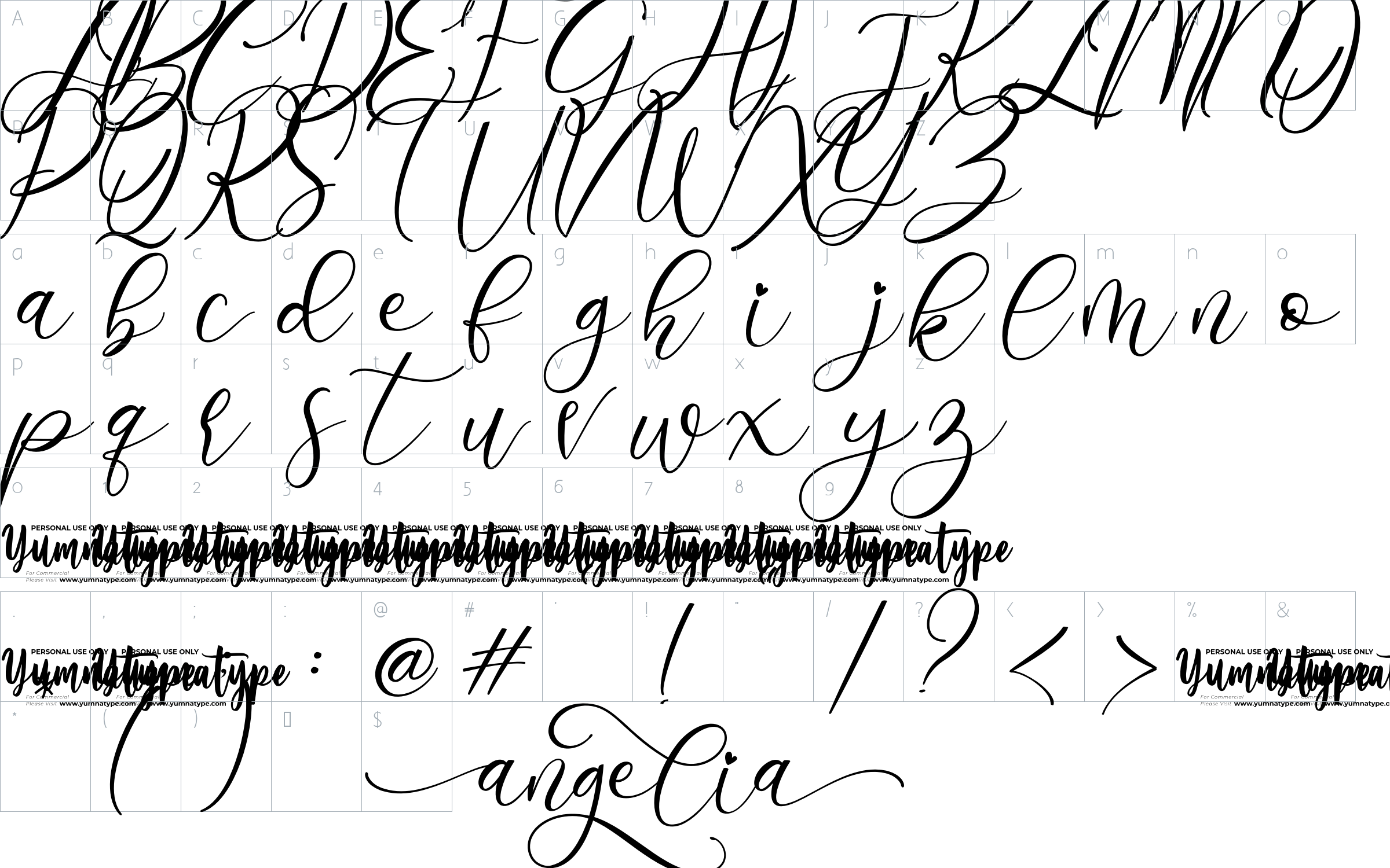 character map