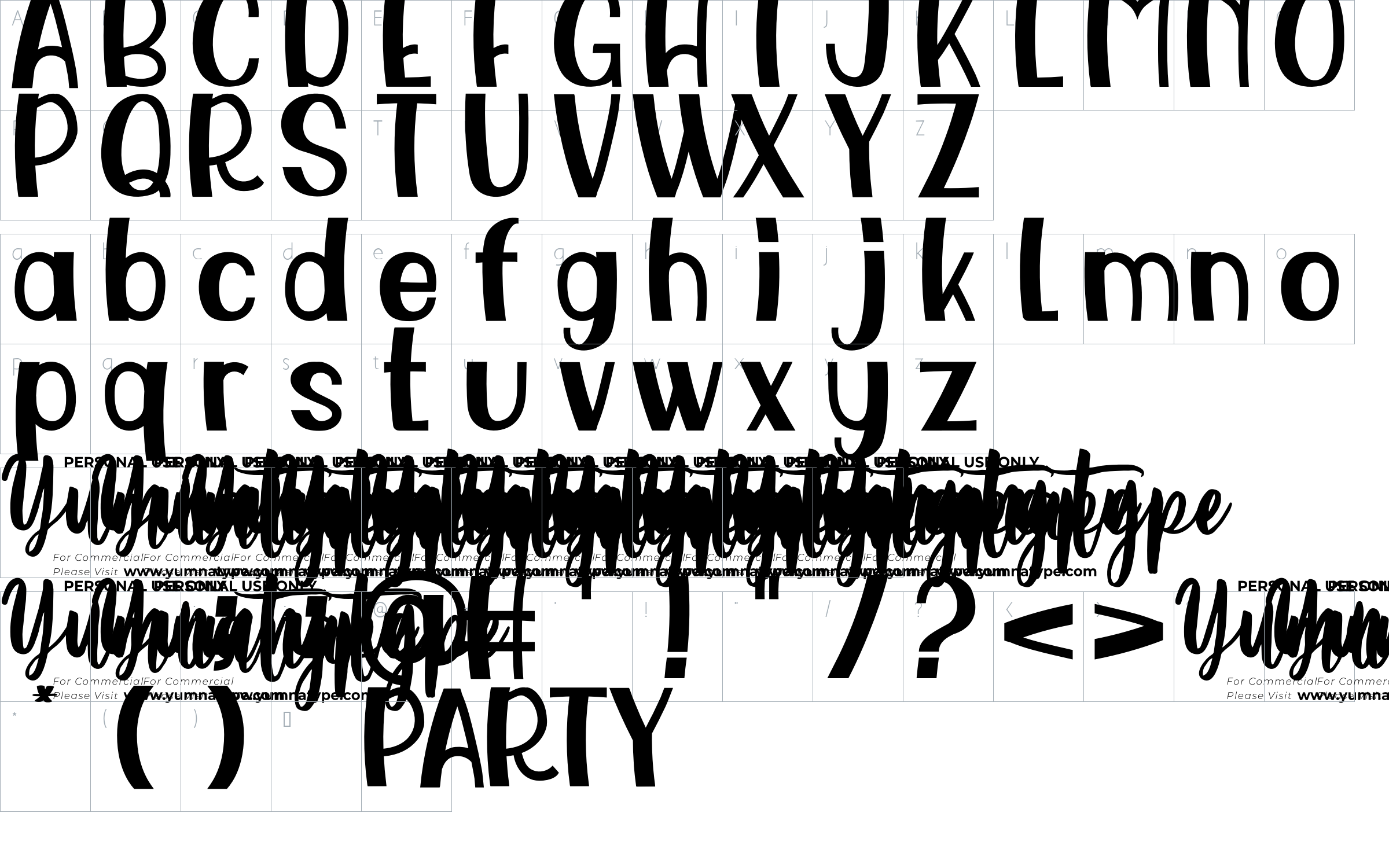 character map