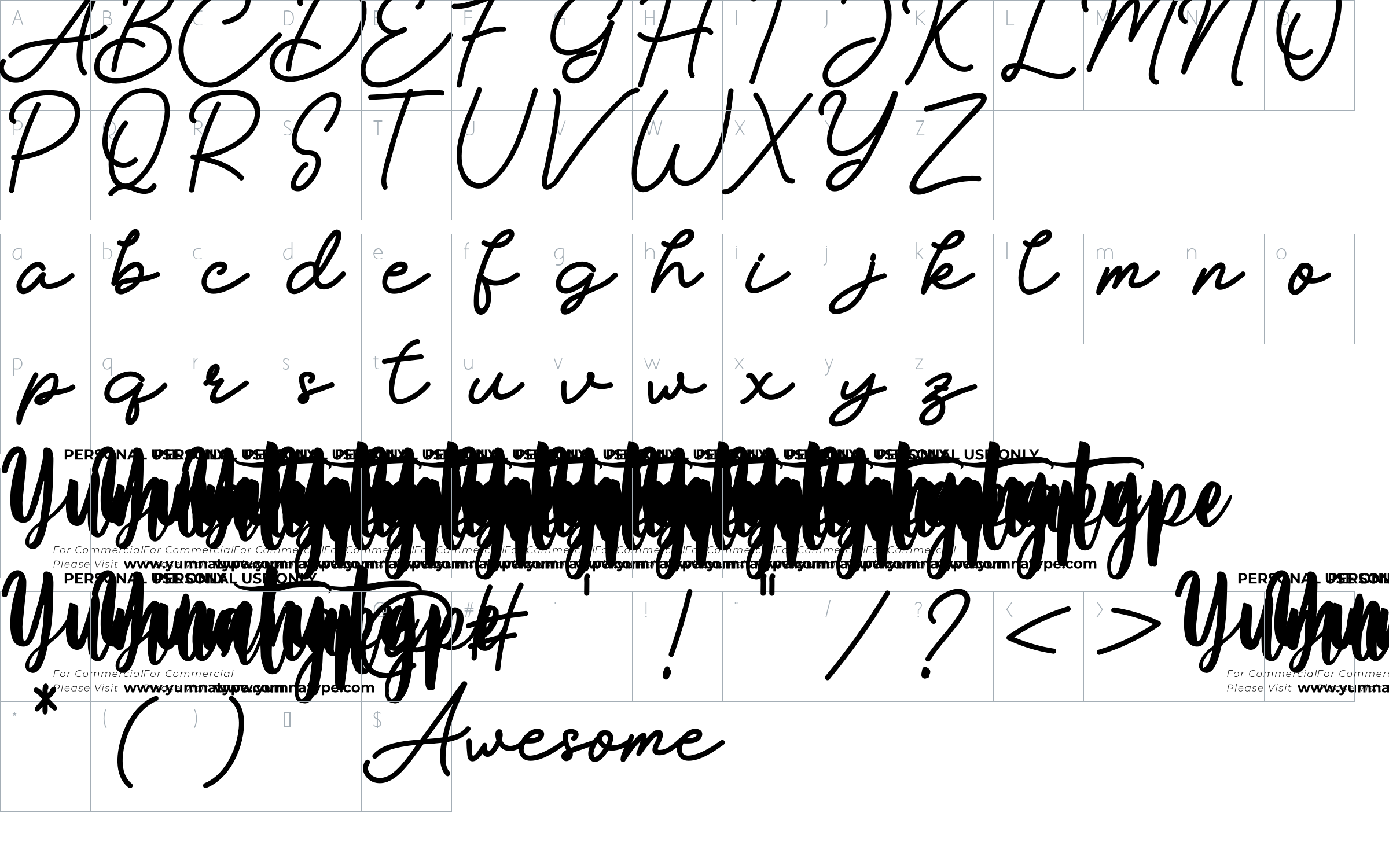 character map