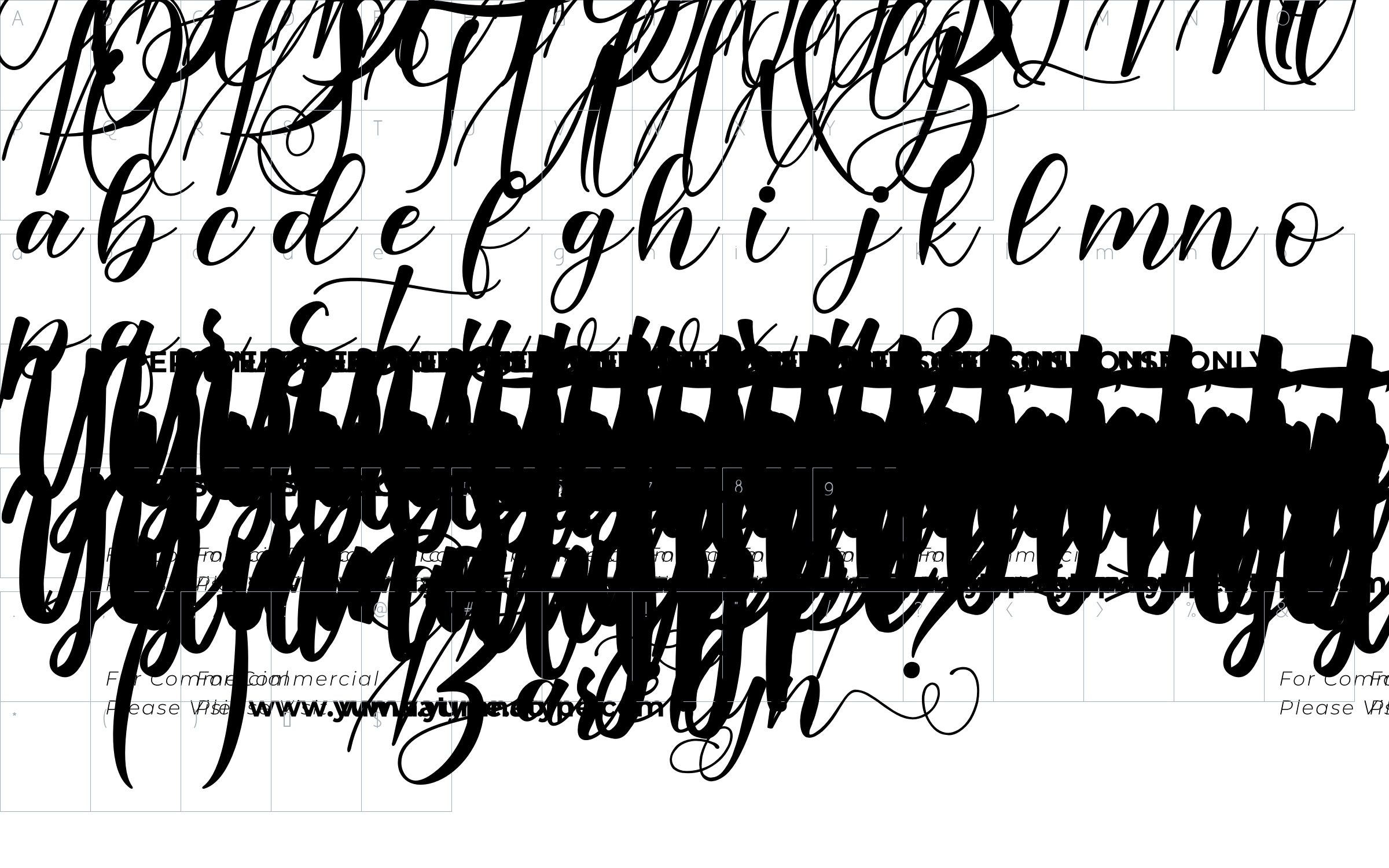 character map