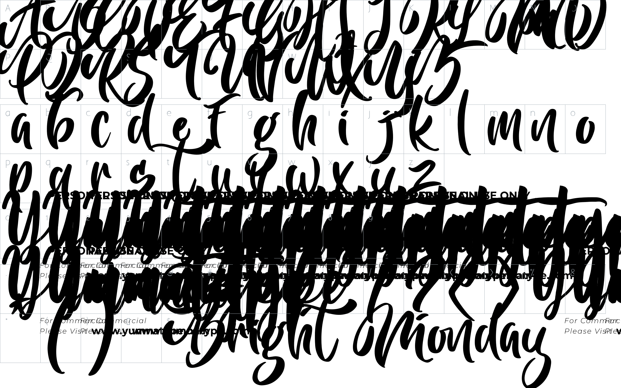 character map