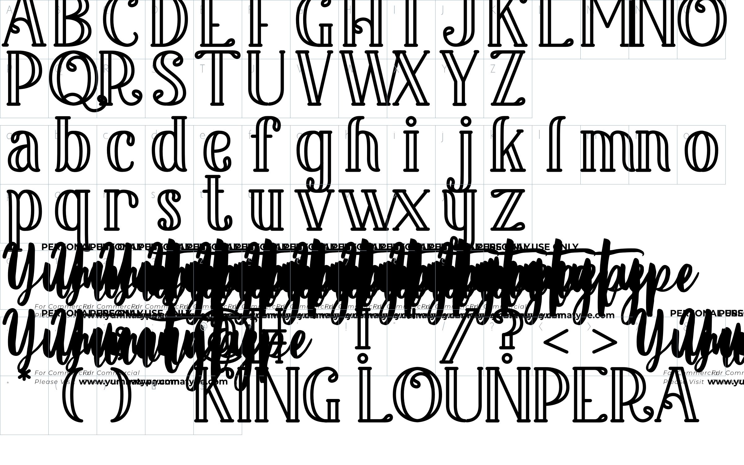 character map