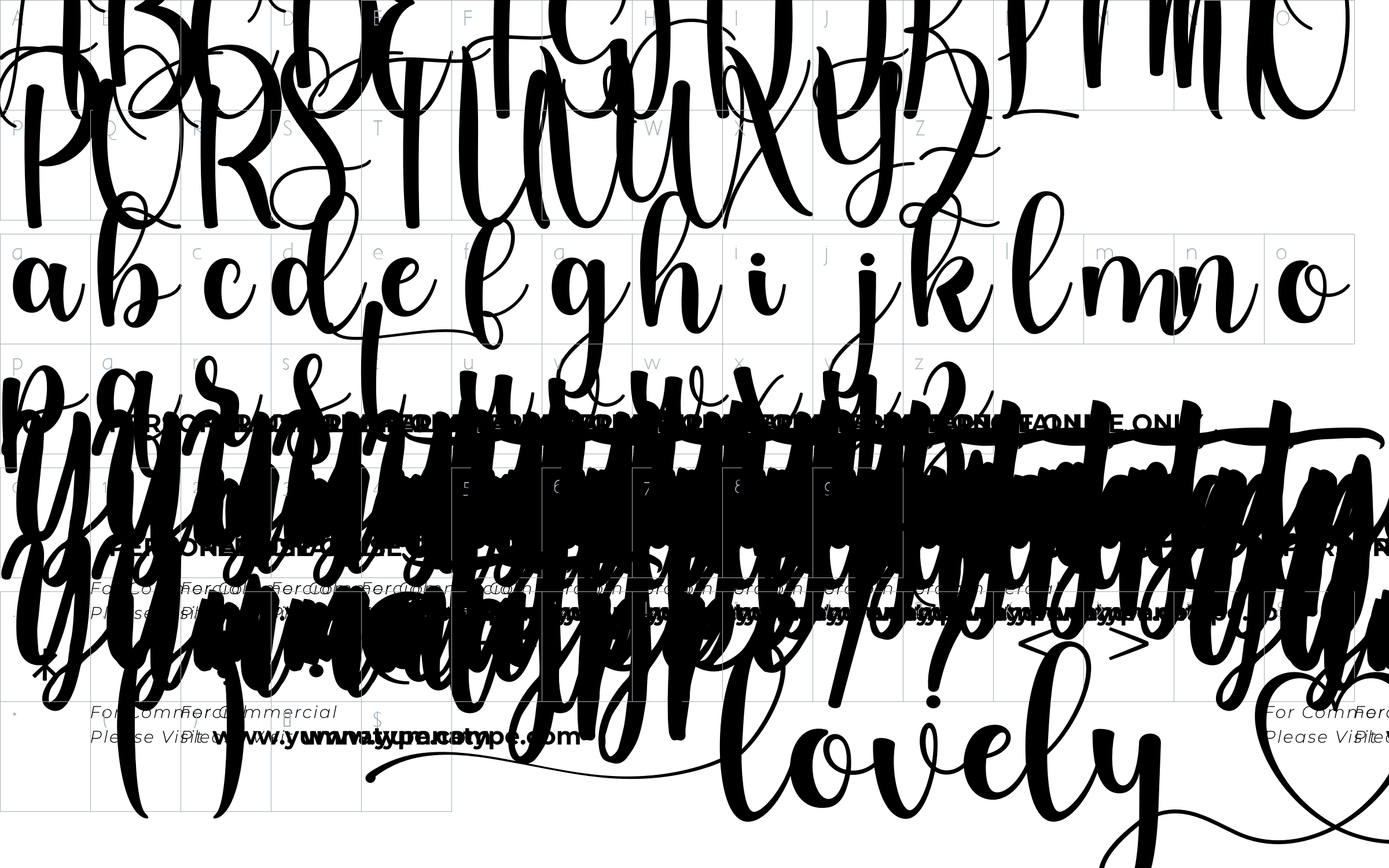 character map