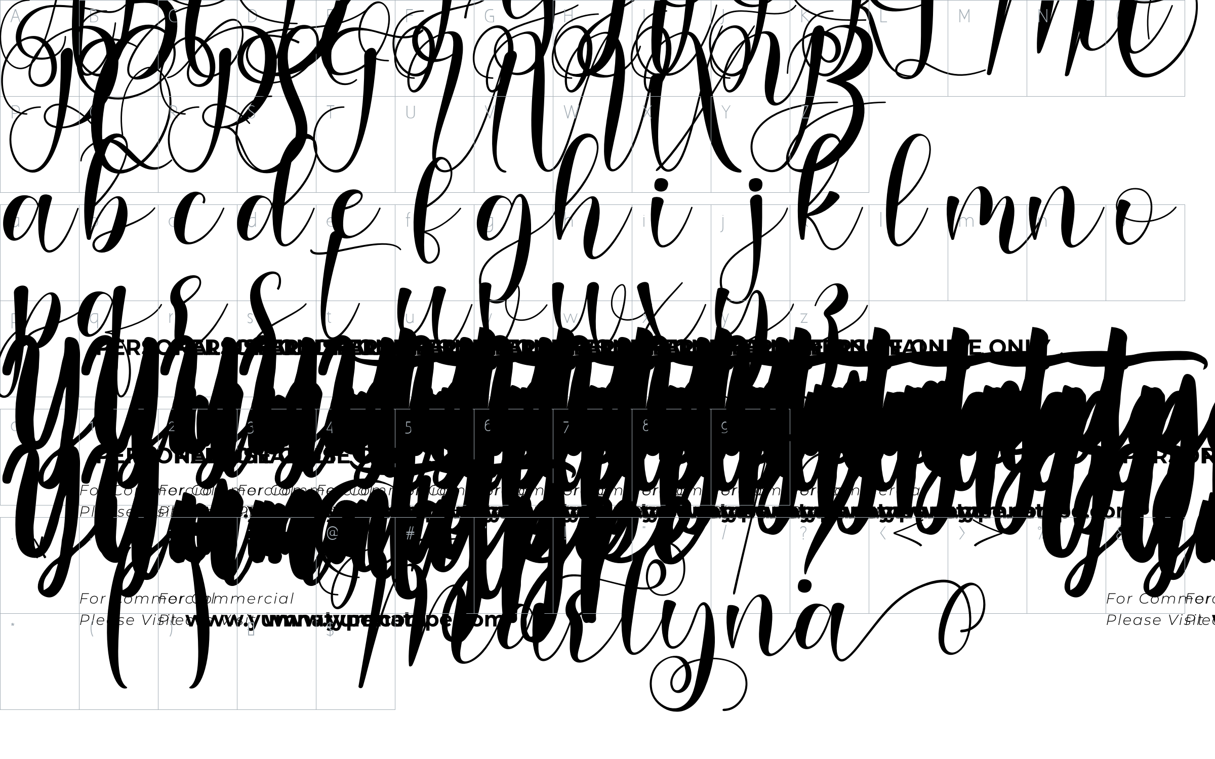 character map