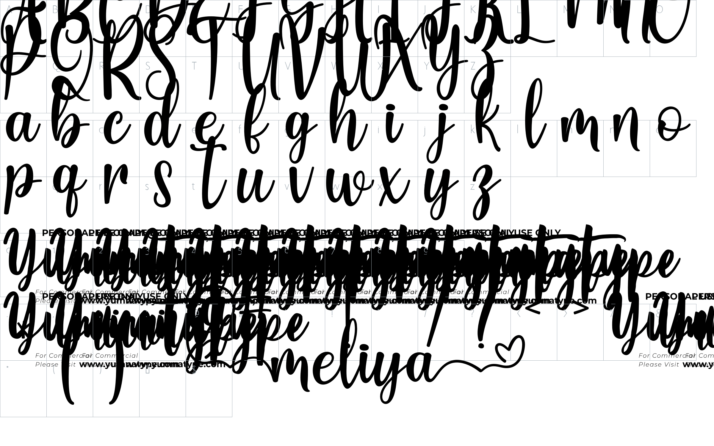 character map