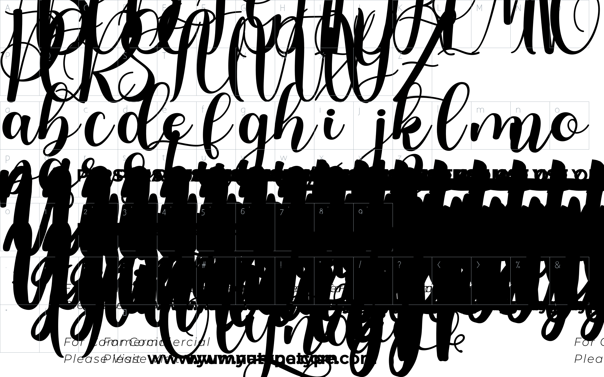 character map