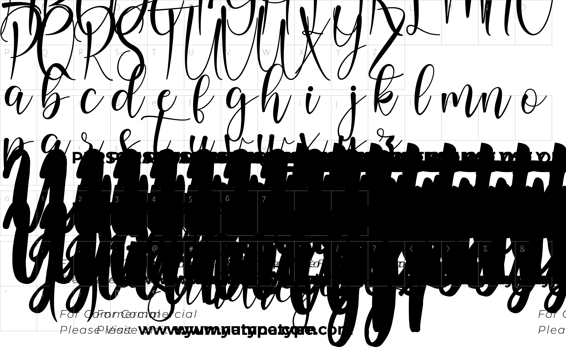 character map