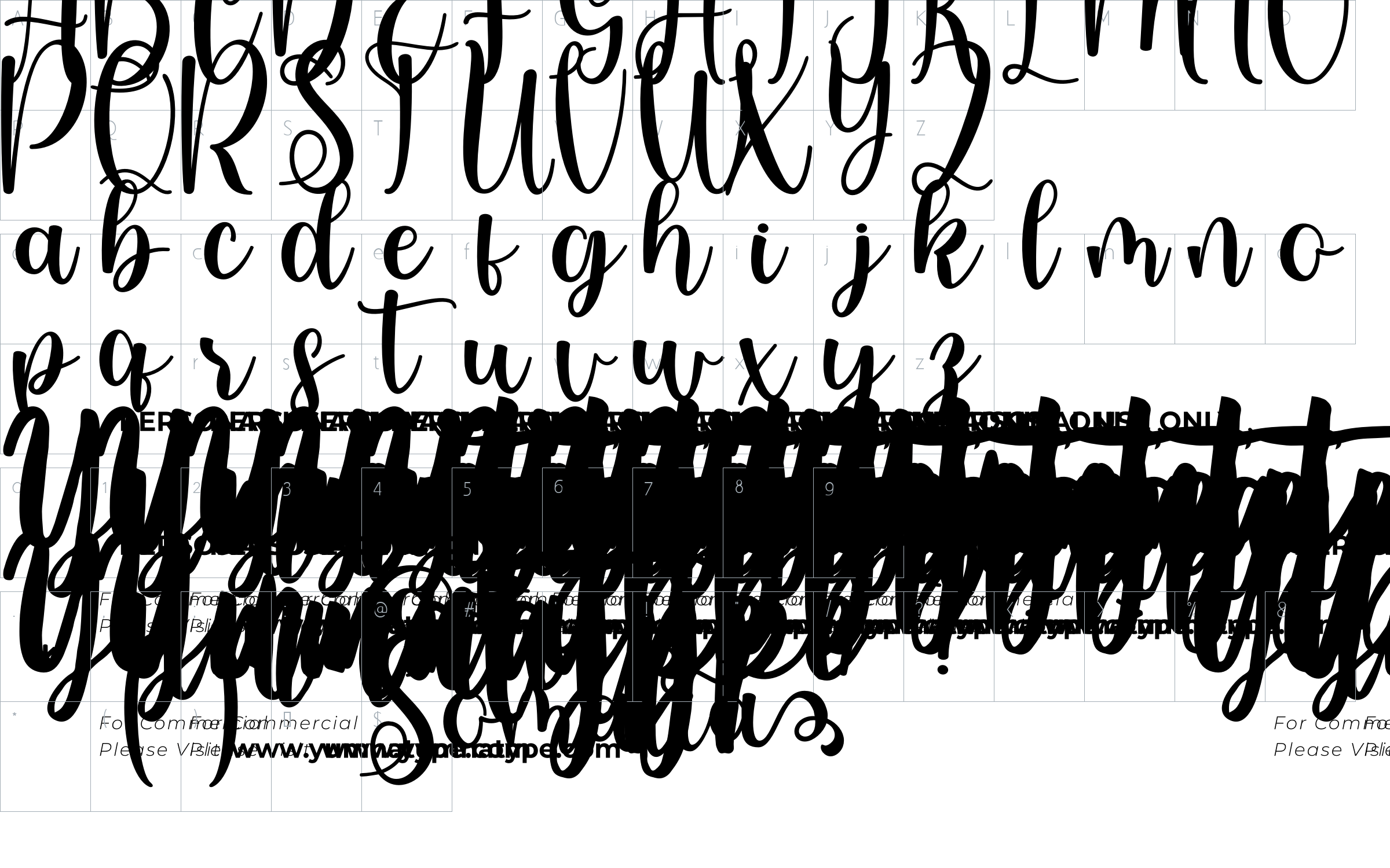 character map