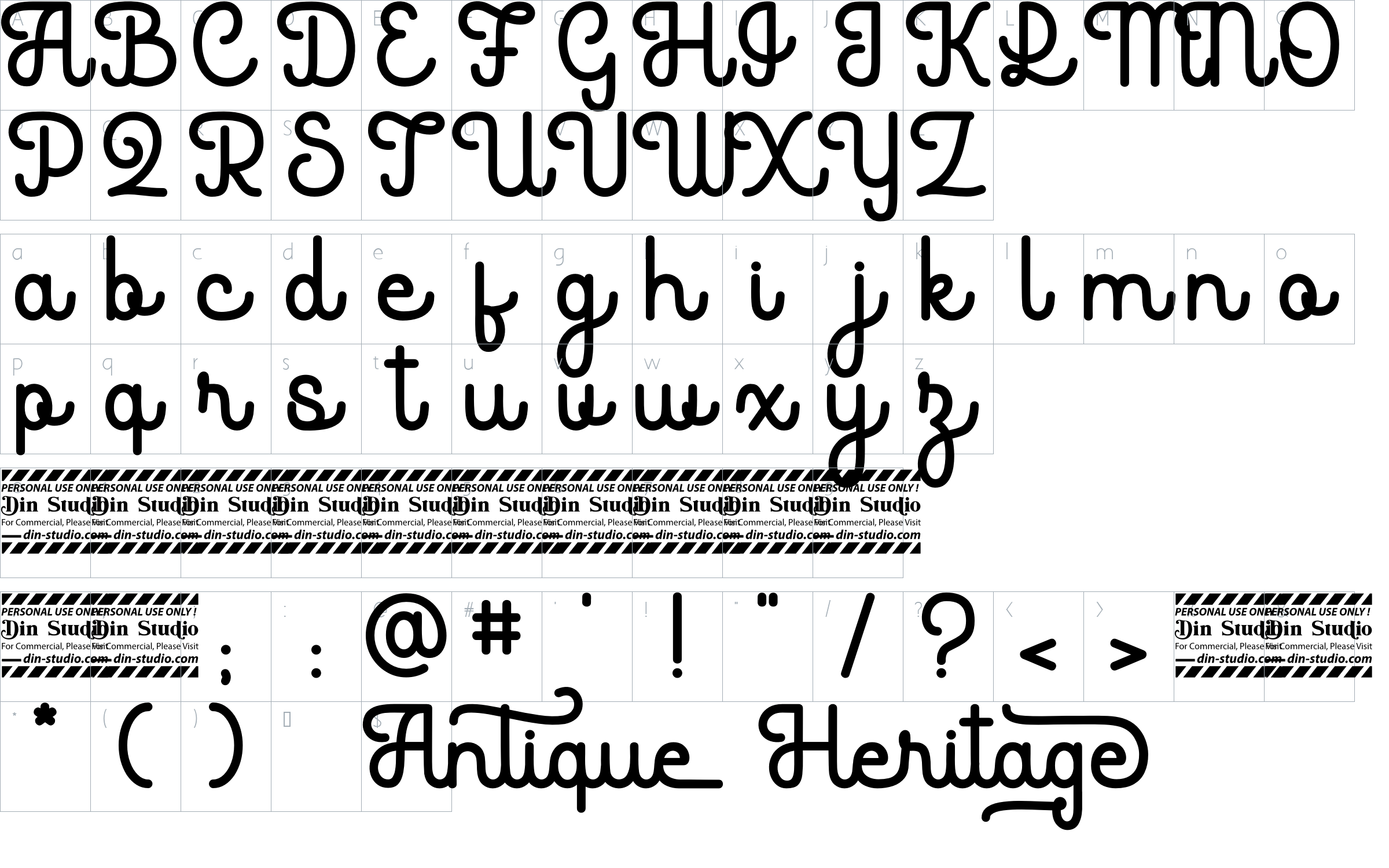 character map