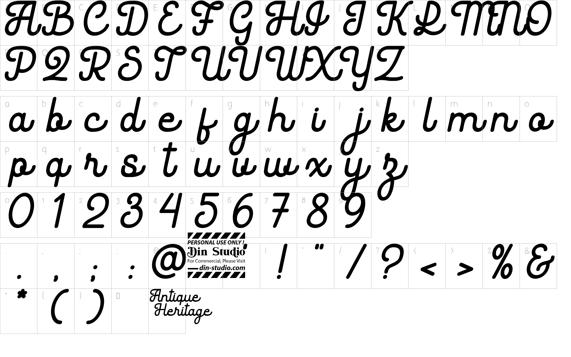 character map