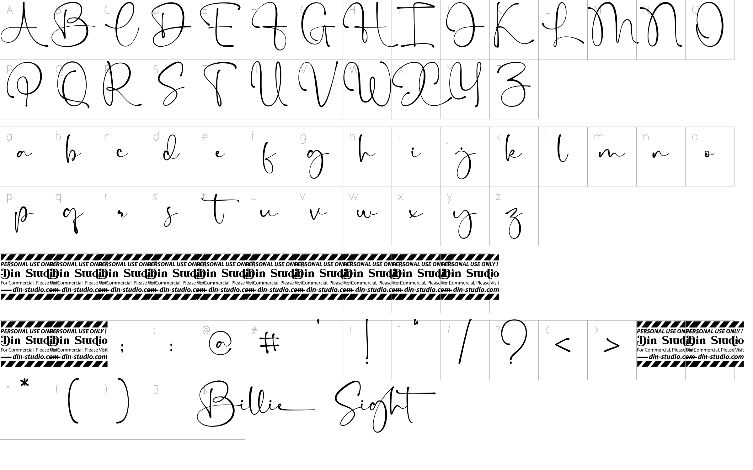 character map