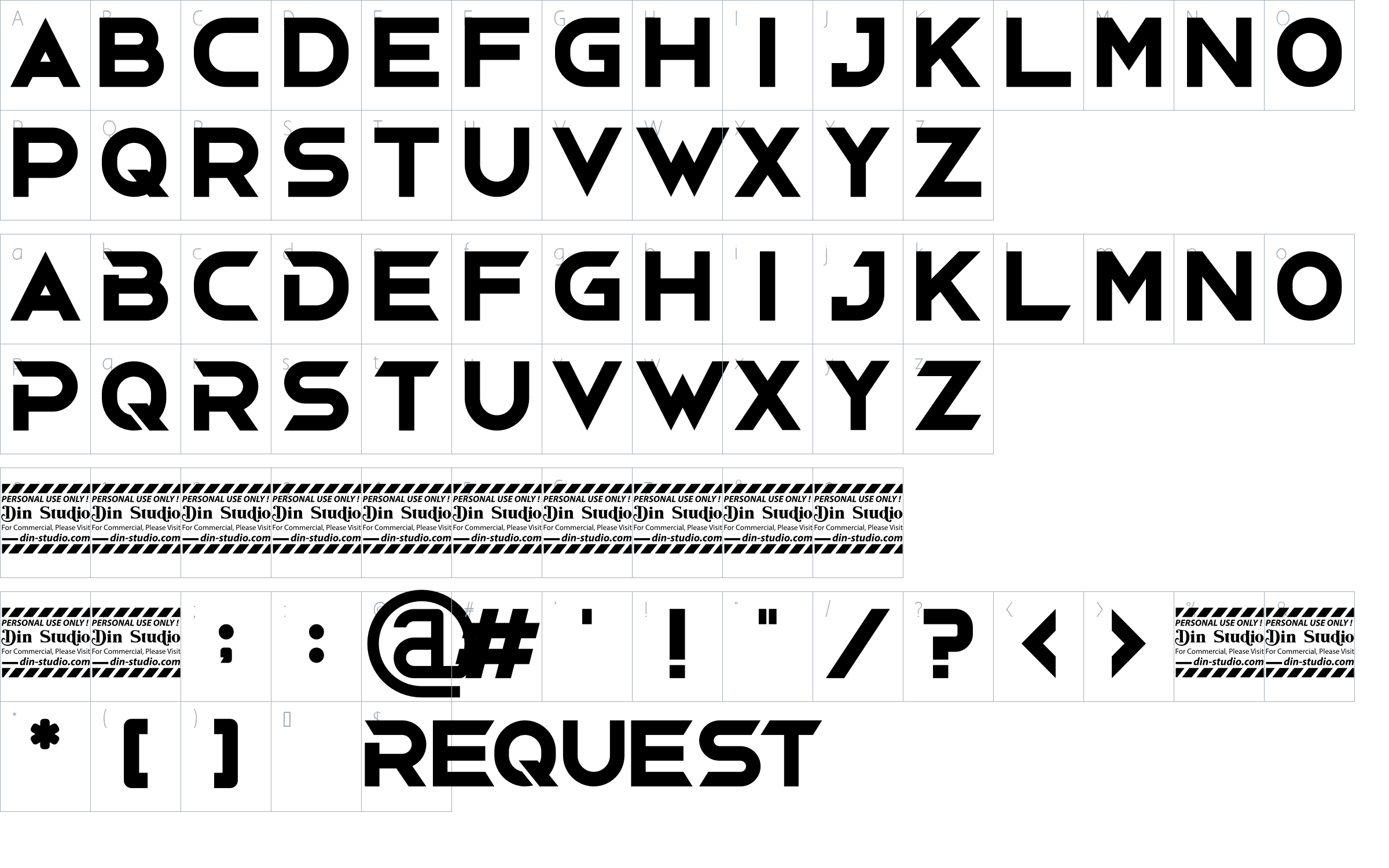 character map