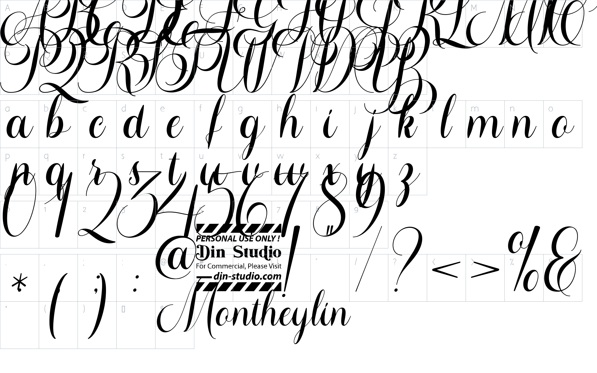 character map