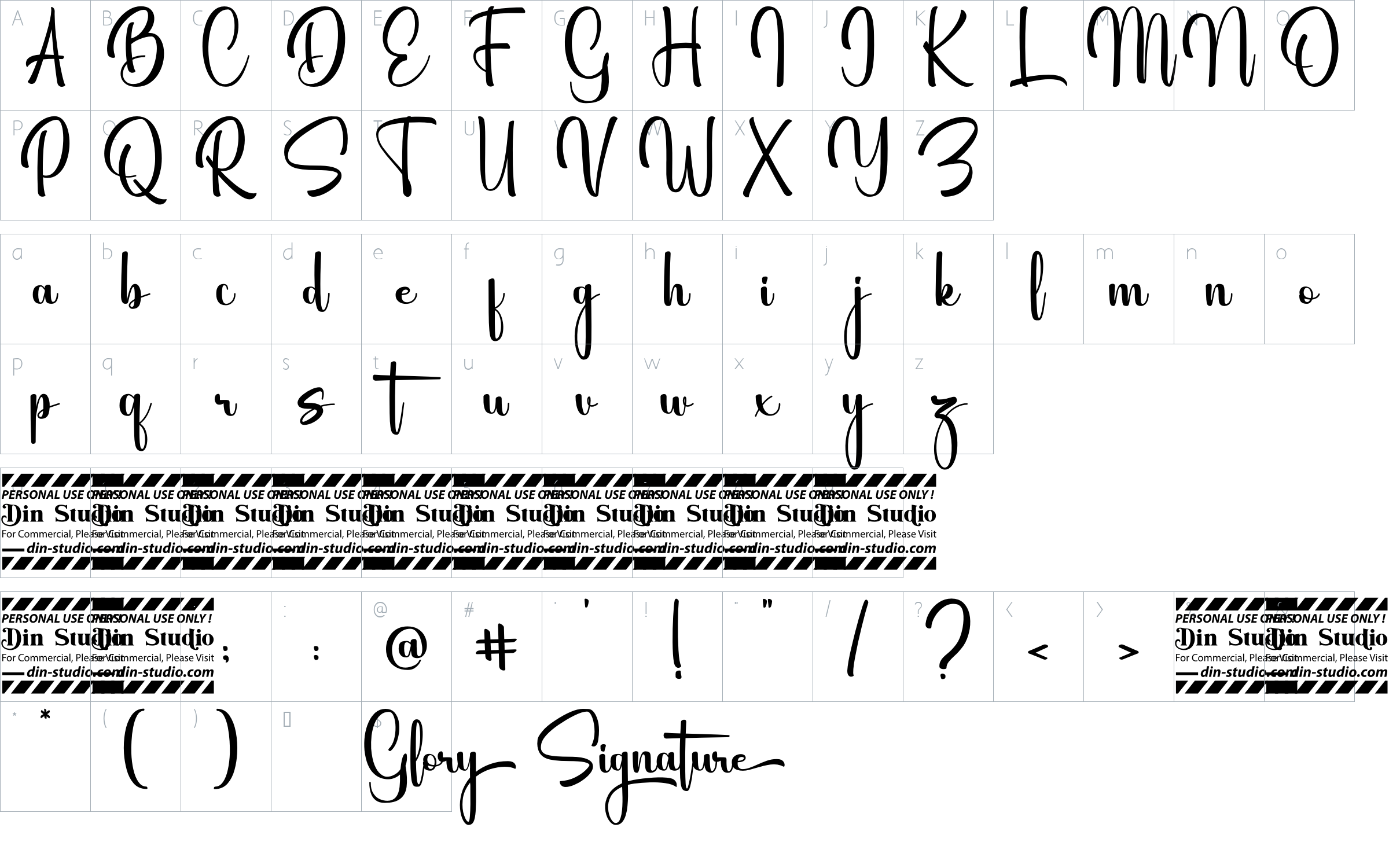 character map